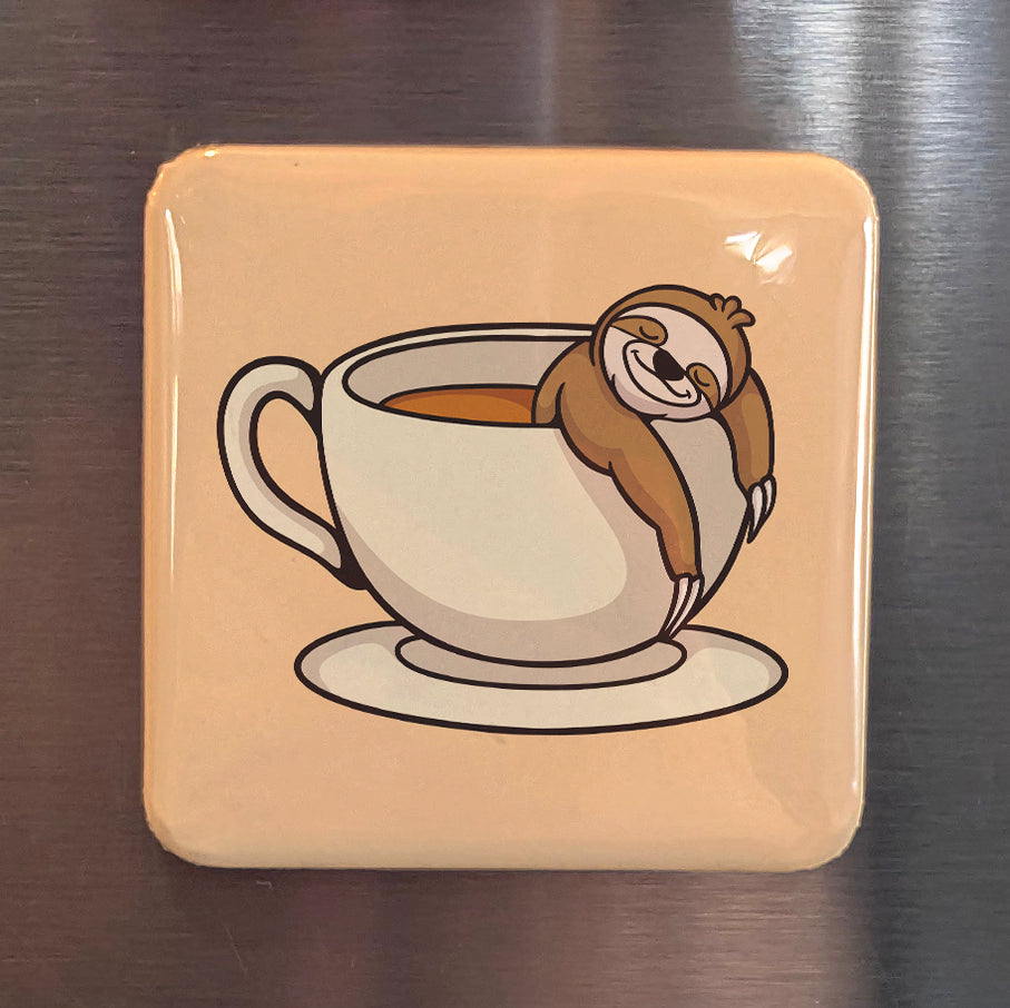 Soaked in coffee Fridge Magnet - PhiloPerse