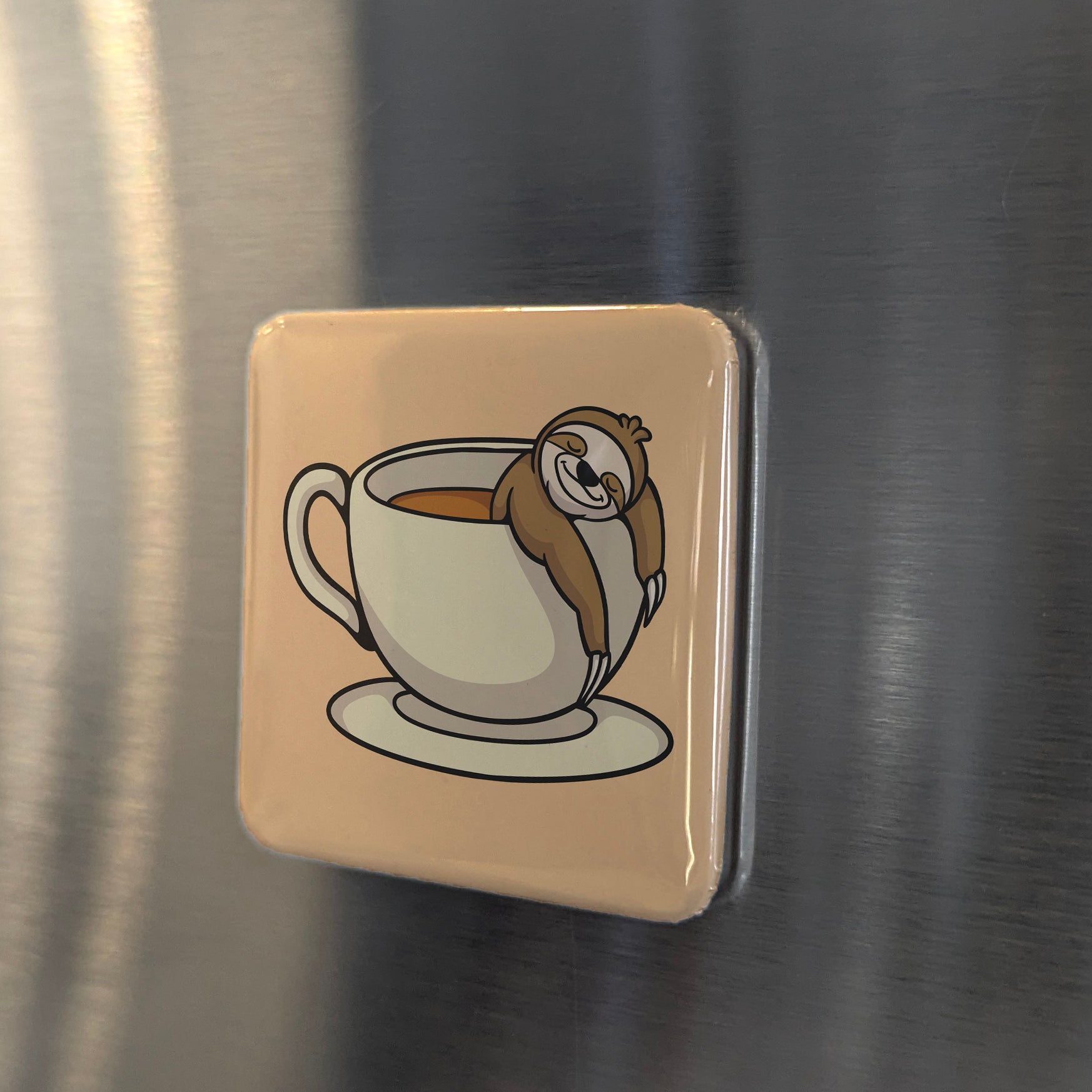 Soaked in coffee Fridge Magnet - PhiloPerse