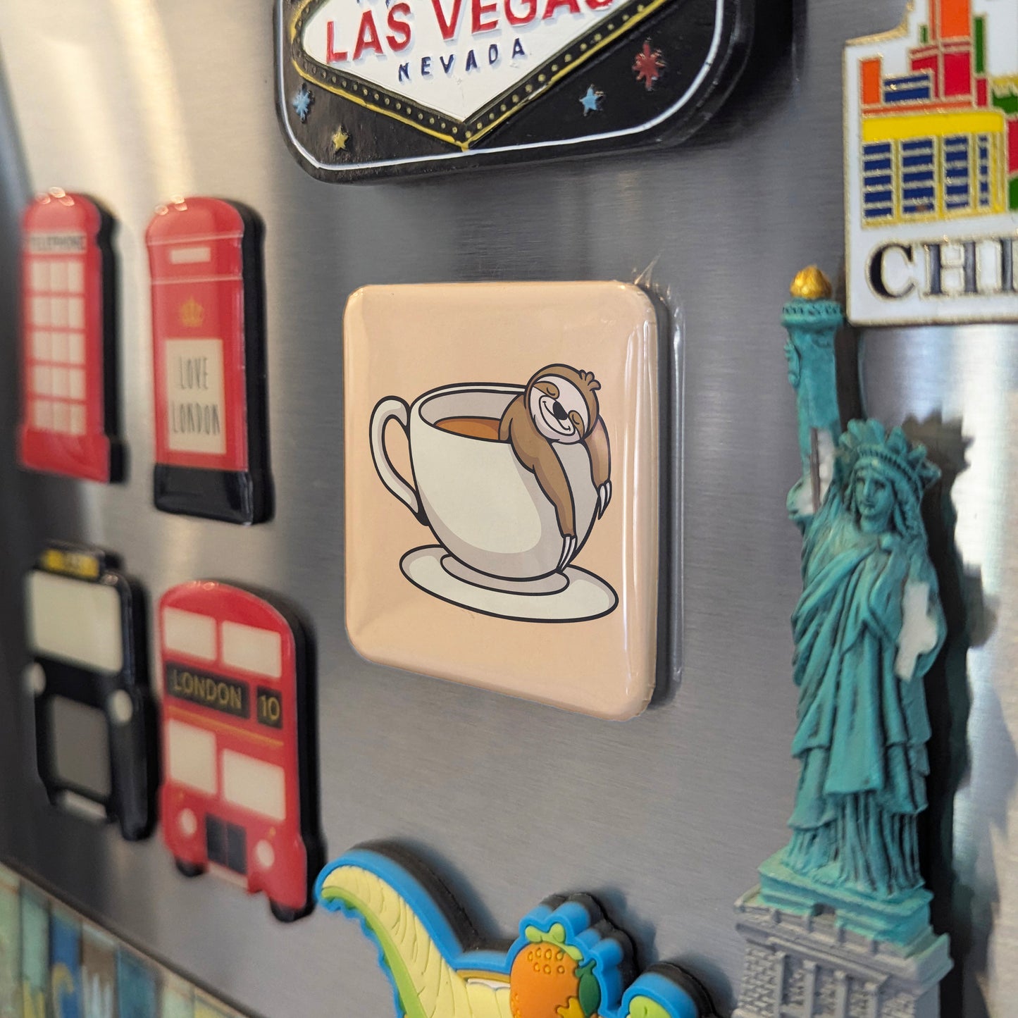 Soaked in coffee Fridge Magnet - PhiloPerse