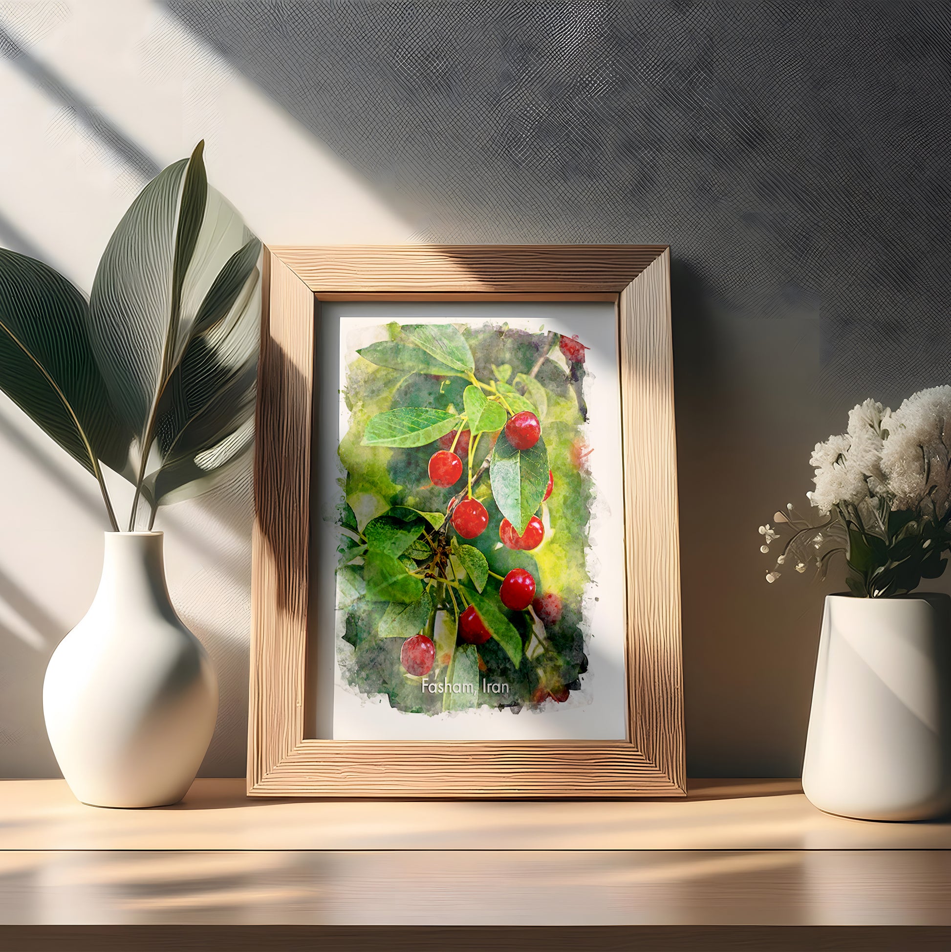 Fasham Sour Cherry Orchard, Iran, Art Print | 8×10 | Made in Canada - PhiloPerse
