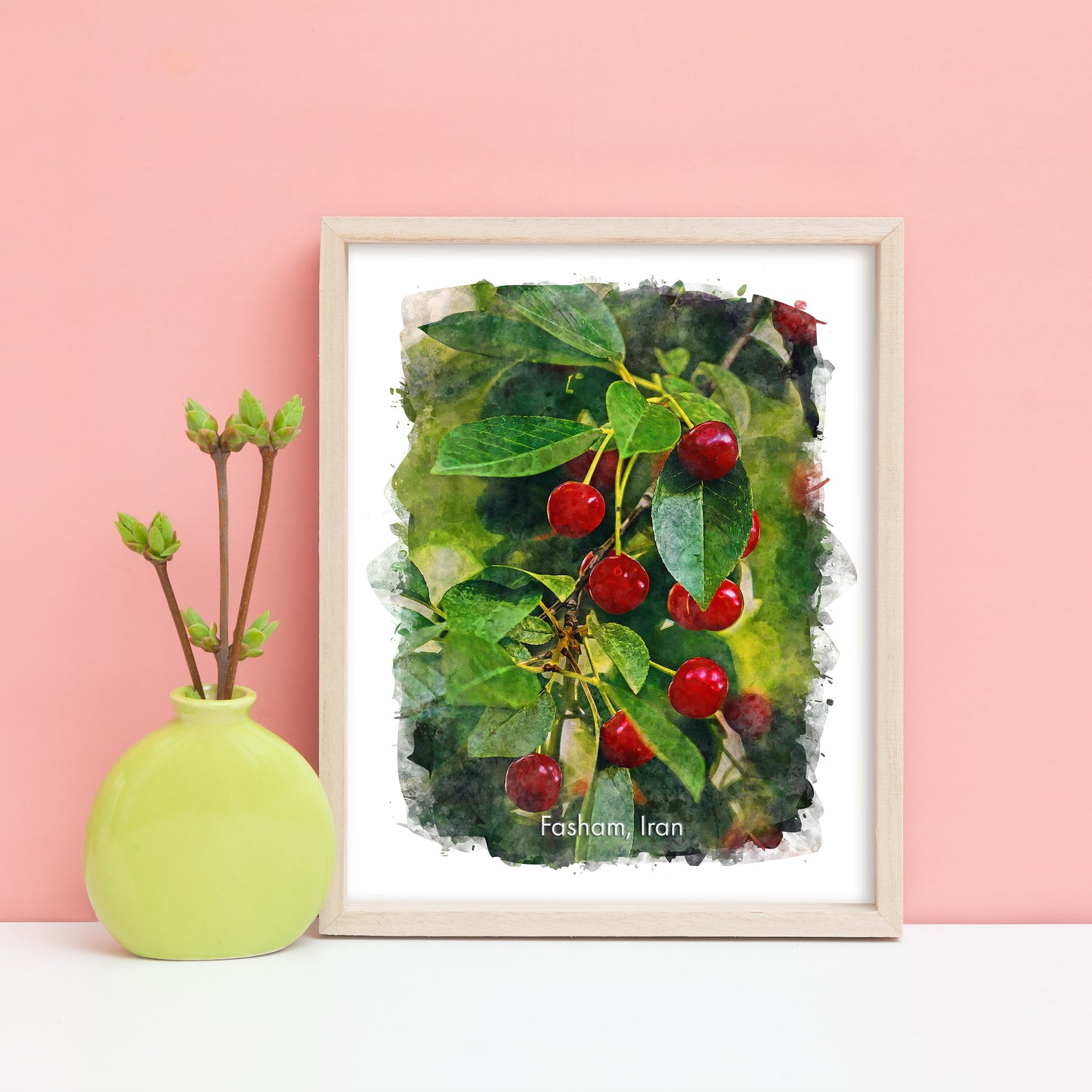 Fasham Sour Cherry Orchard, Iran, Art Print | 8×10 | Made in Canada - PhiloPerse