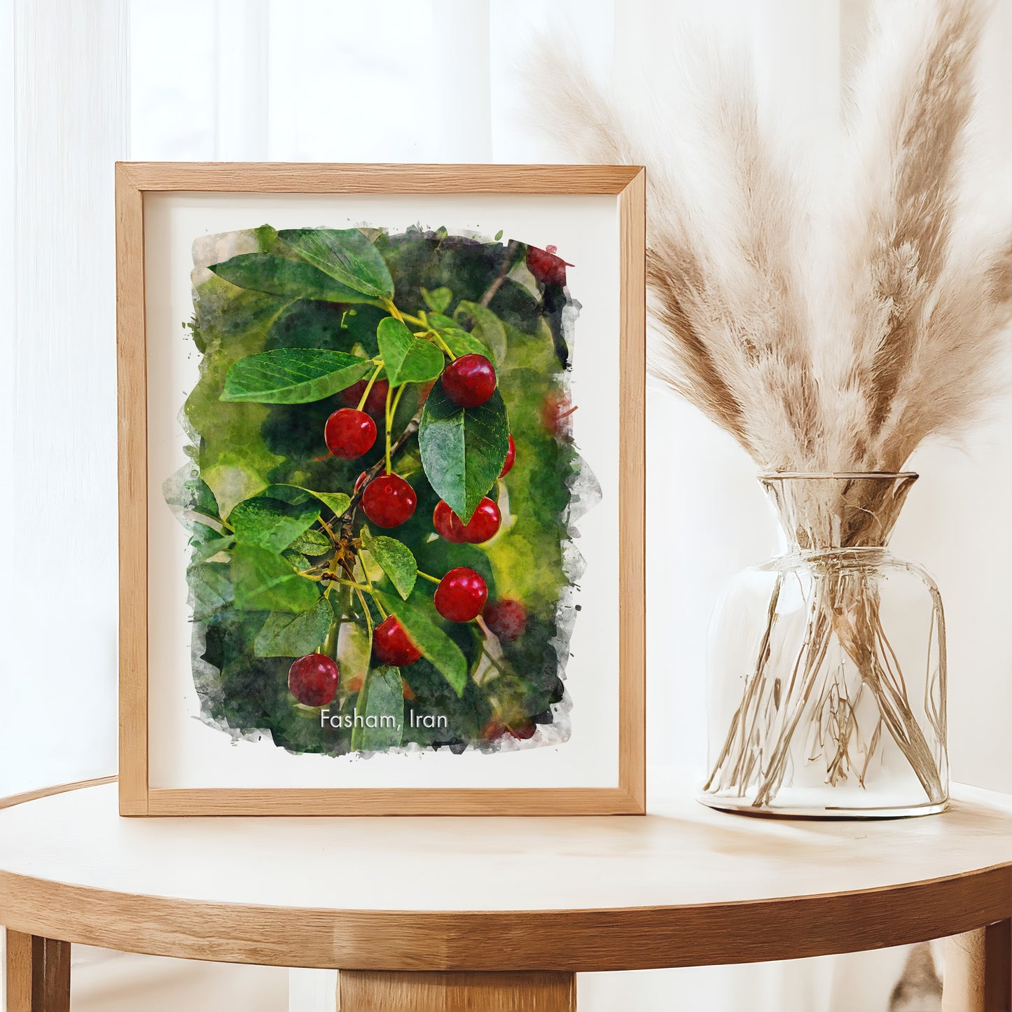 Fasham Sour Cherry Orchard, Iran, Art Print | 8×10 | Made in Canada - PhiloPerse