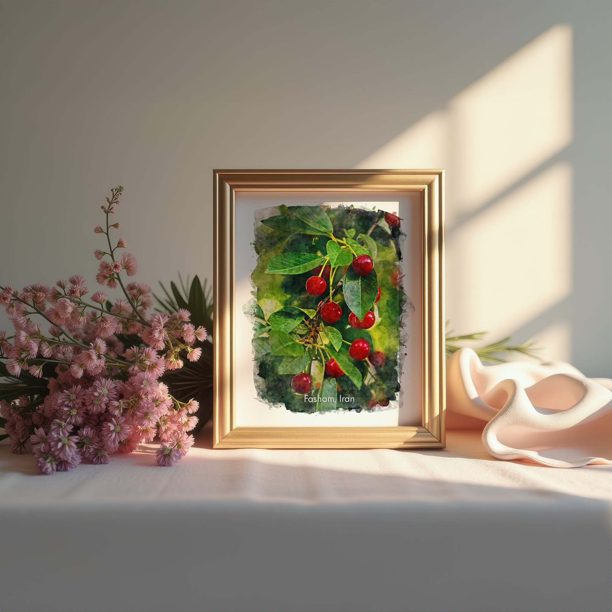 Fasham Sour Cherry Orchard, Iran, Art Print | 8×10 | Made in Canada - PhiloPerse