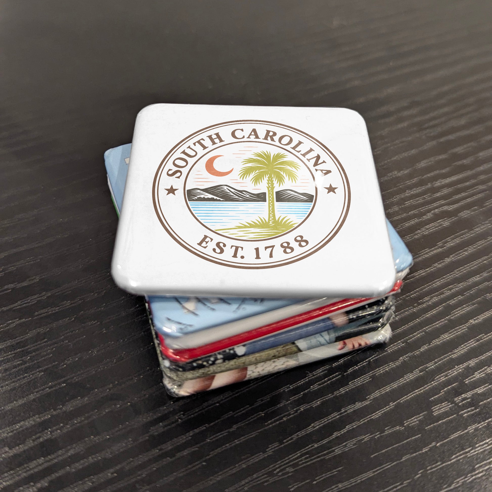 South Carolina Magnet | The Palmetto State | 2×2 | Made in Canada - PhiloPerse
