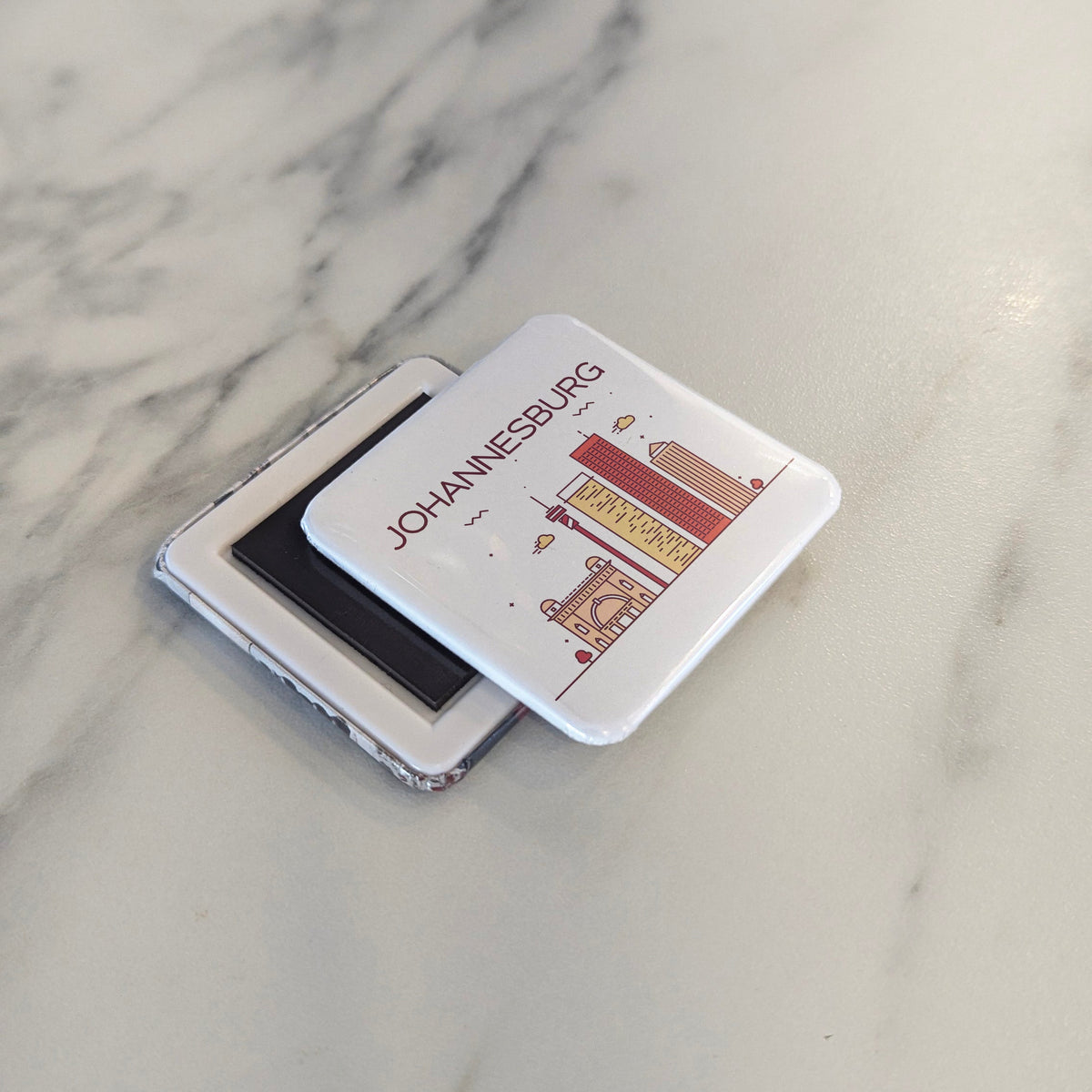 Johannesburg South Africa Magnet | City of Gold on the Highveld | 2x2 | Made in Canada