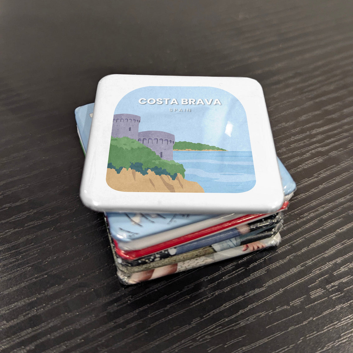 Costa Brava Spain Magnet | Wild Coast of Catalonia and the Turquoise Coves of the Mediterranean | 2x2 | Made in Canada