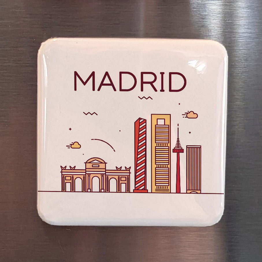 Madrid Spain Magnet | Royal Capital at the Heart of the Iberian Peninsula | 2x2 | Made in Canada