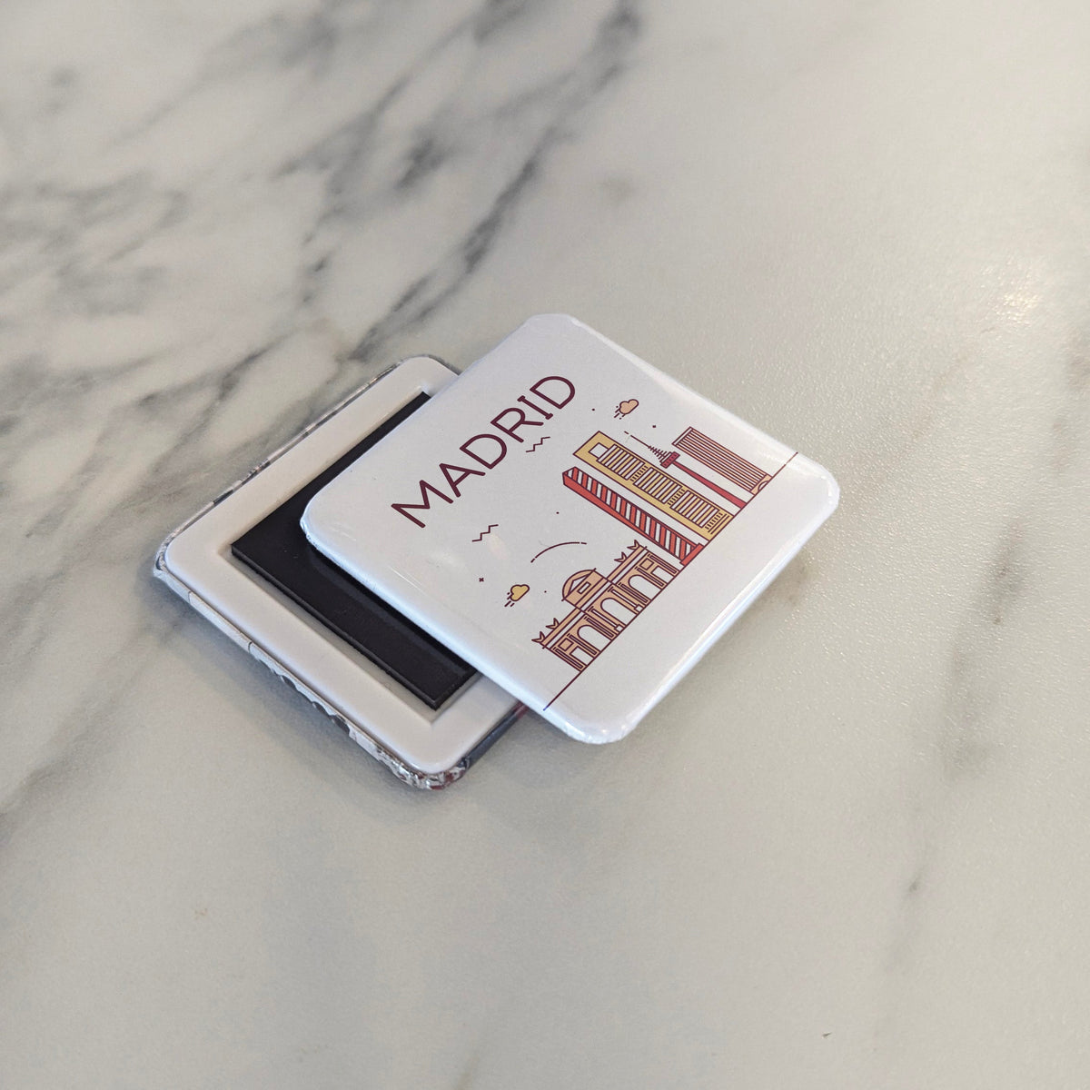 Madrid Spain Magnet | Royal Capital at the Heart of the Iberian Peninsula | 2x2 | Made in Canada