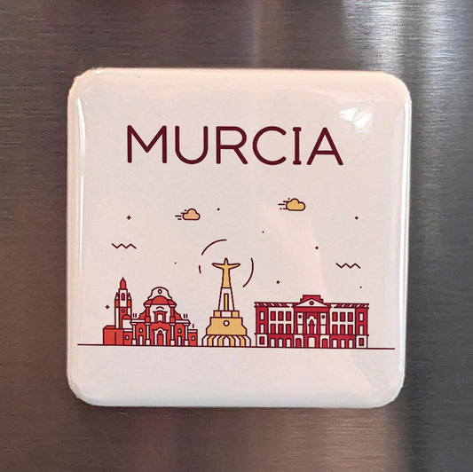 Murcia Spain Magnet | City of the Segura and the Garden of Europe | 2x2 | Made in Canada - PhiloPerse