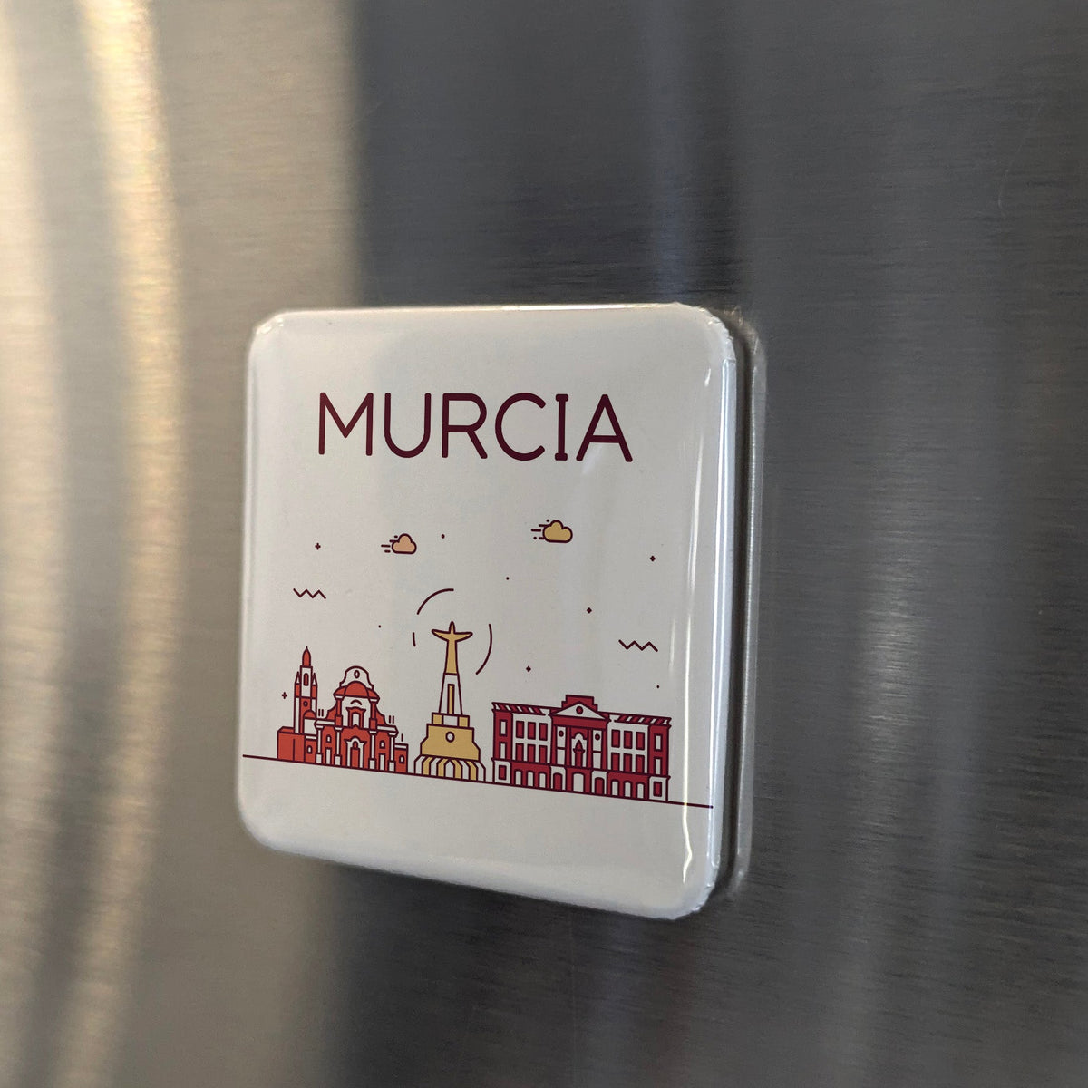Murcia Spain Magnet | City of the Segura and the Garden of Europe | 2x2 | Made in Canada