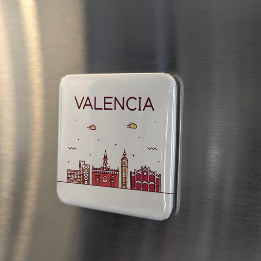 Valencia Spain Magnet | City of Arts and Sciences and Birthplace of Paella on the Turia | 2x2 | Made in Canada