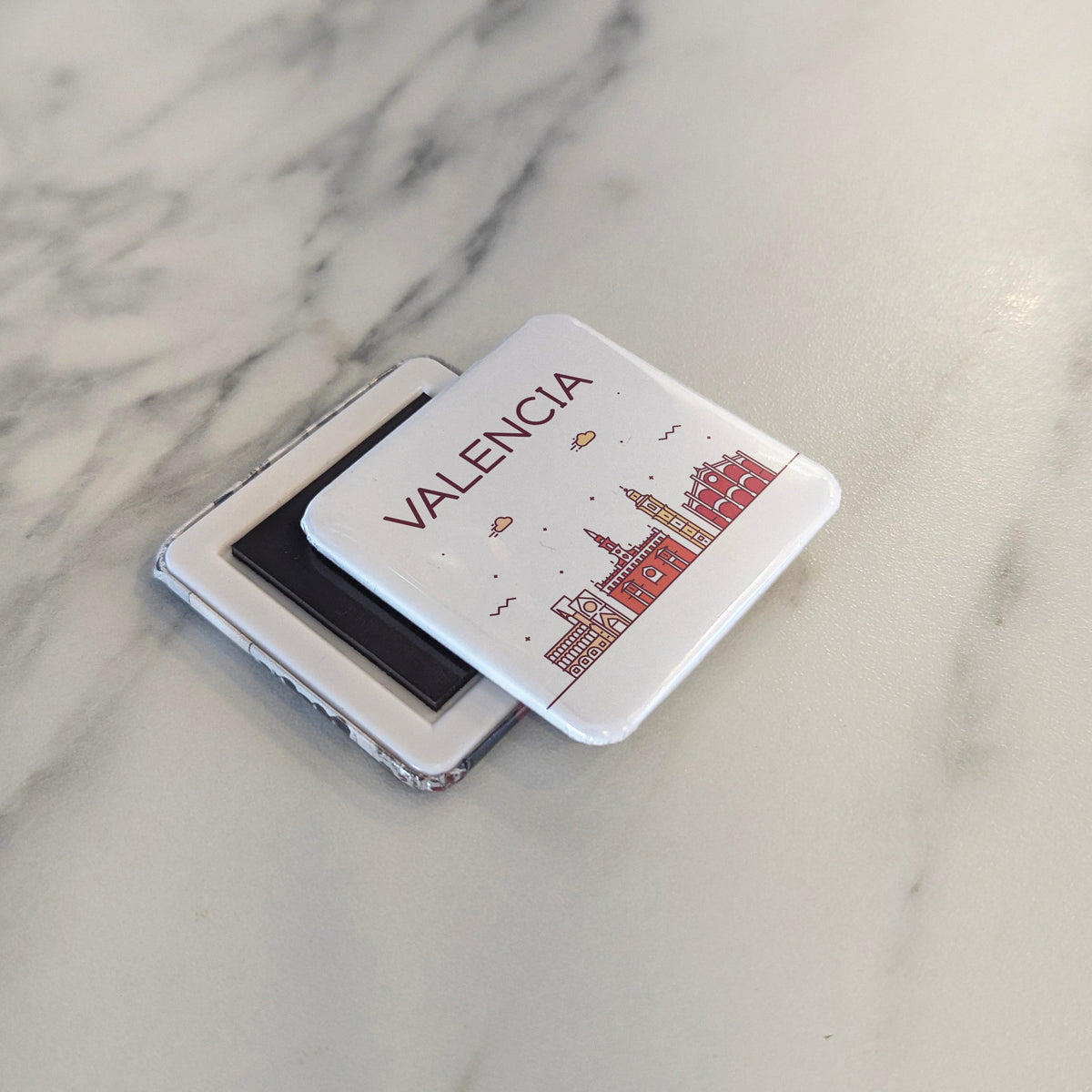 Valencia Spain Magnet | City of Arts and Sciences and Birthplace of Paella on the Turia | 2x2 | Made in Canada
