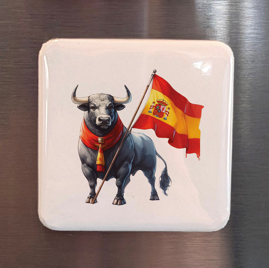 Spain Magnet | Osborne Bull and the Spirit of the Spanish Nation | 2x2 | Made in Canada