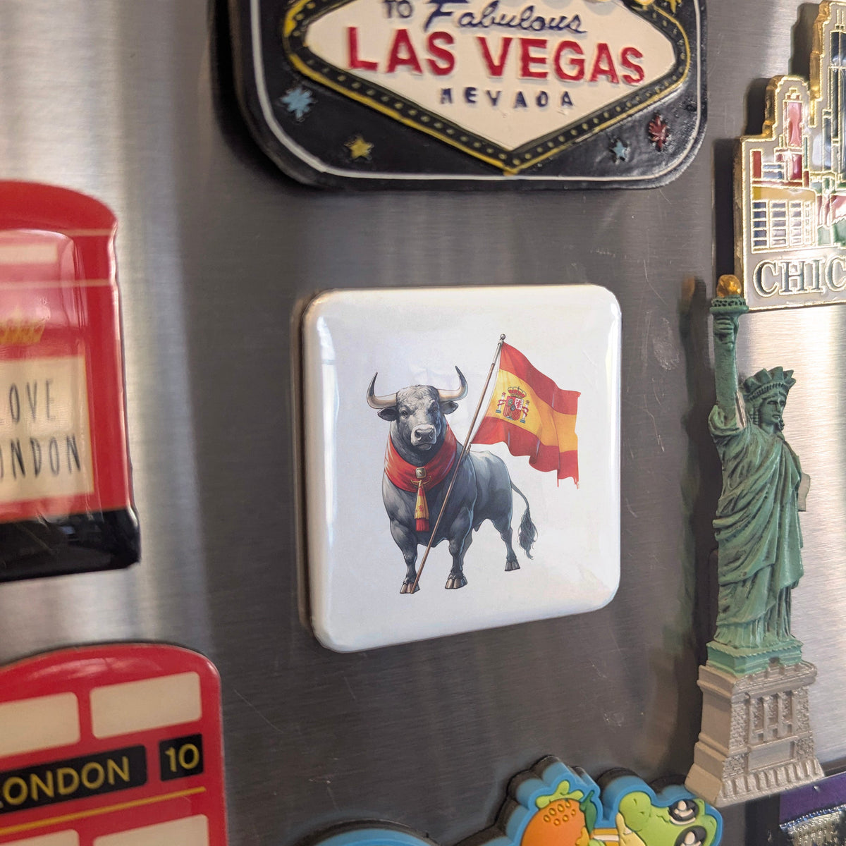 Spain Magnet | Osborne Bull and the Spirit of the Spanish Nation | 2x2 | Made in Canada