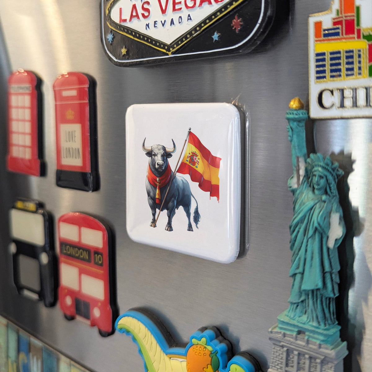 Spain Magnet | Osborne Bull and the Spirit of the Spanish Nation | 2x2 | Made in Canada
