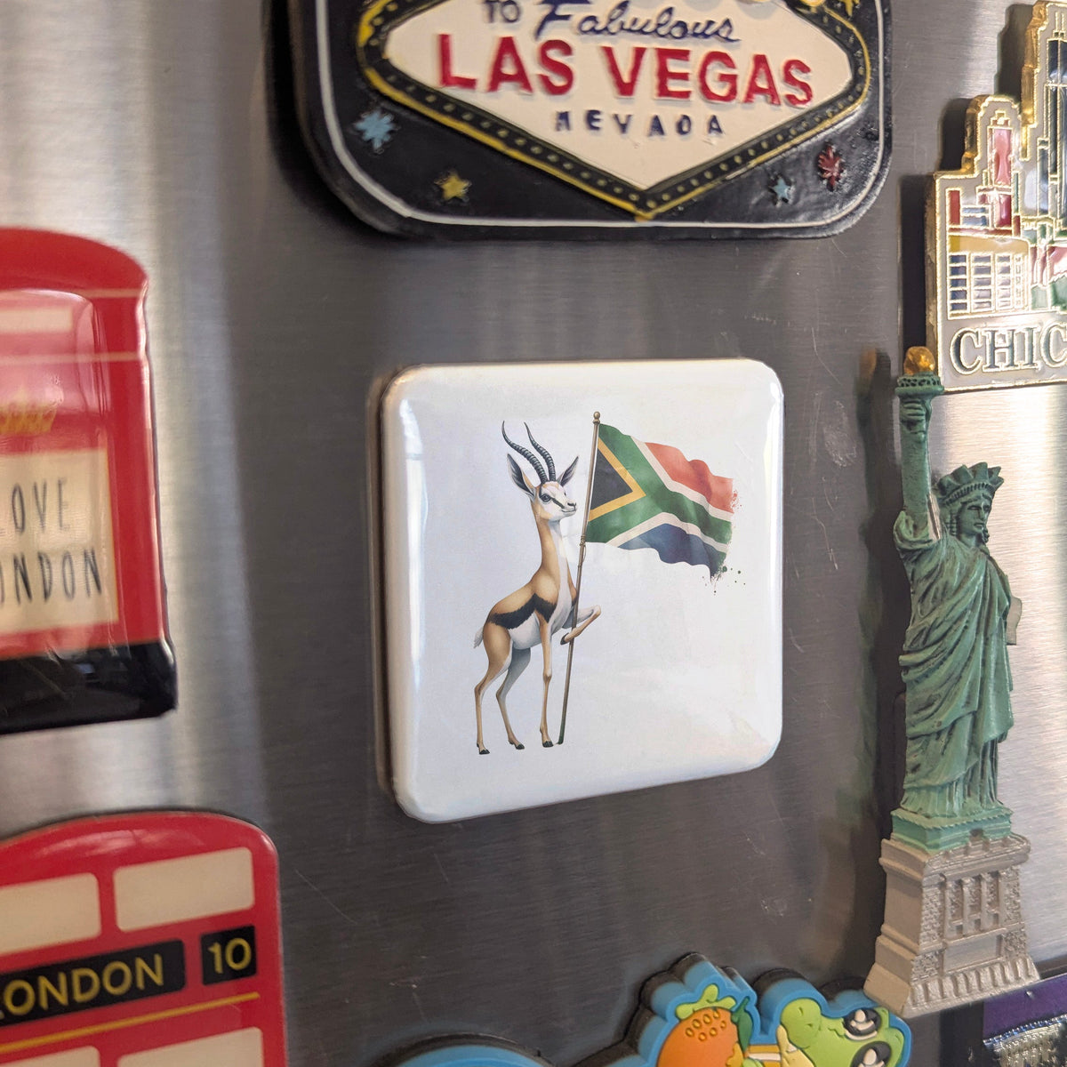 South Africa Magnet | Springbok of the Cape and Karoo | 2x2 | Made in Canada