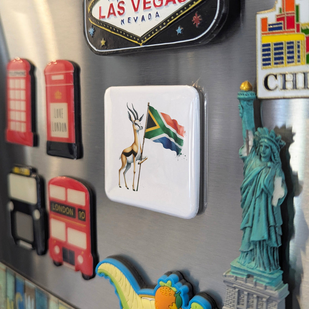 South Africa Magnet | Springbok of the Cape and Karoo | 2x2 | Made in Canada