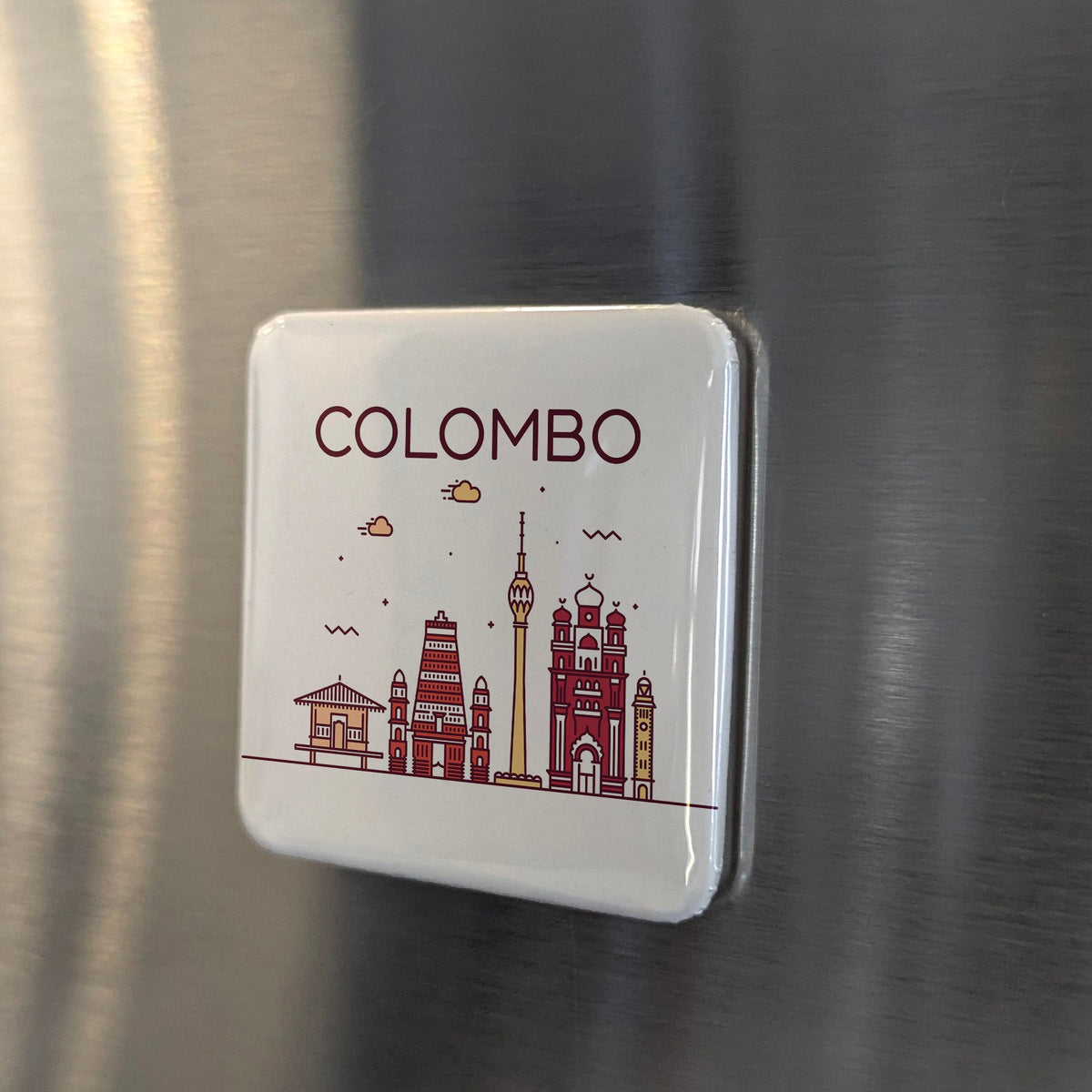 Colombo Sri Lanka Asia Magnet | Commercial Capital of the Teardrop Isle | 2x2 | Made in Canada