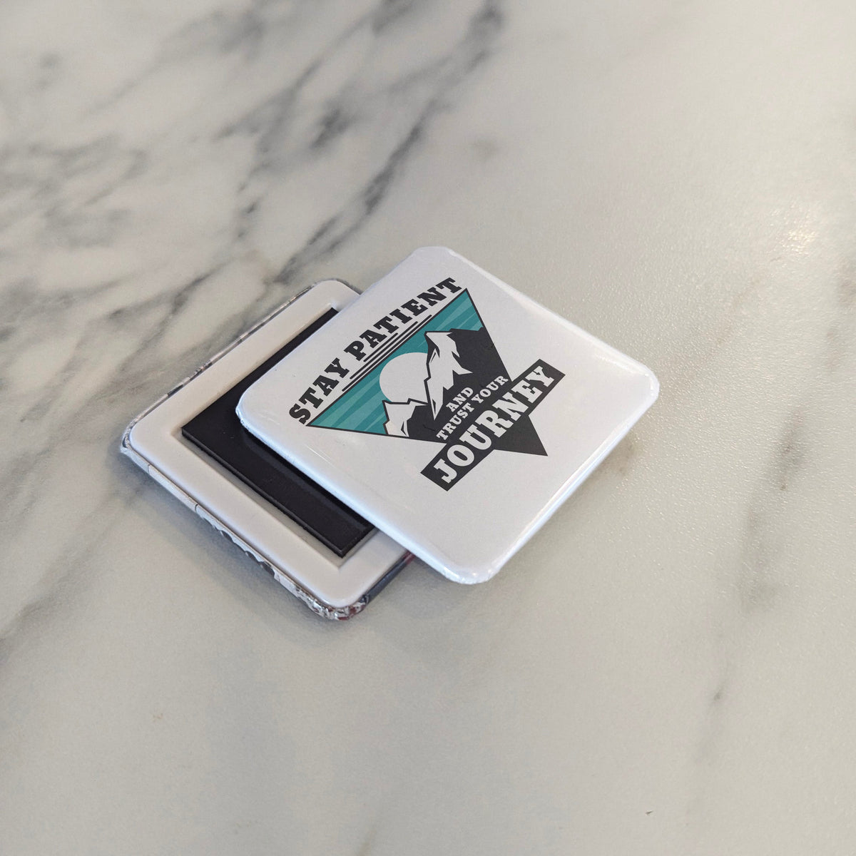 Stay Patient Magnet | Trust Your Journey | 2×2 | Made in Canada - PhiloPerse