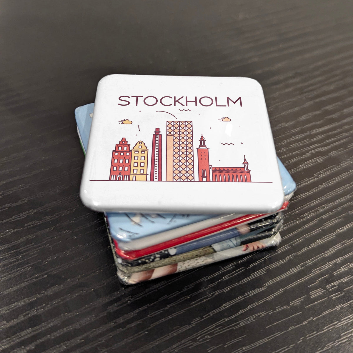 Stockholm Sweden Magnet | Venice of the North and Capital Spread Across Fourteen Islands | 2x2 | Made in Canada