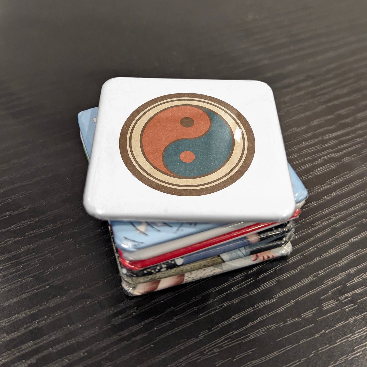 Yin Yang Symbol Asia Magnet | Ancient Daoist Balance of Opposing Forces | 2x2 | Made in Canada