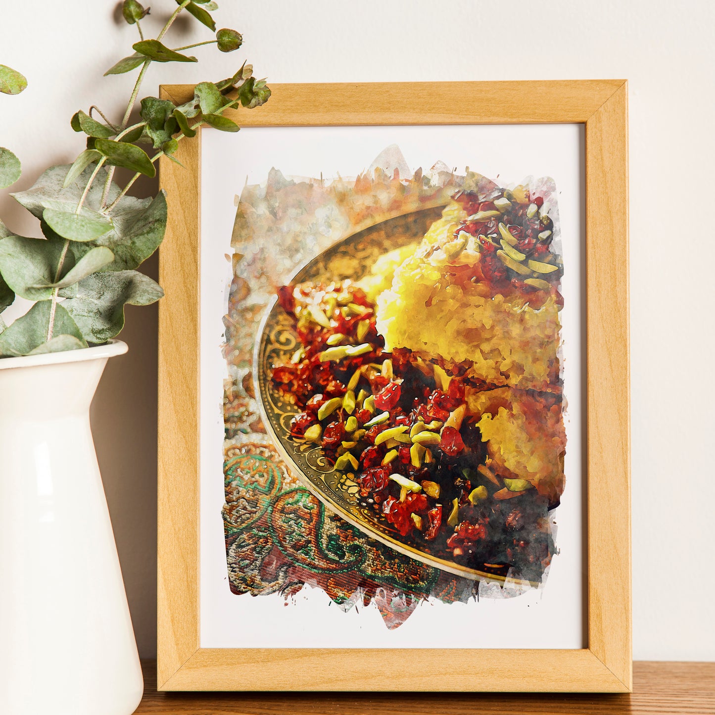 Tah-Chin Persian Rice Cake, Iran, Art Print | 8×10 | Made in Canada - PhiloPerse