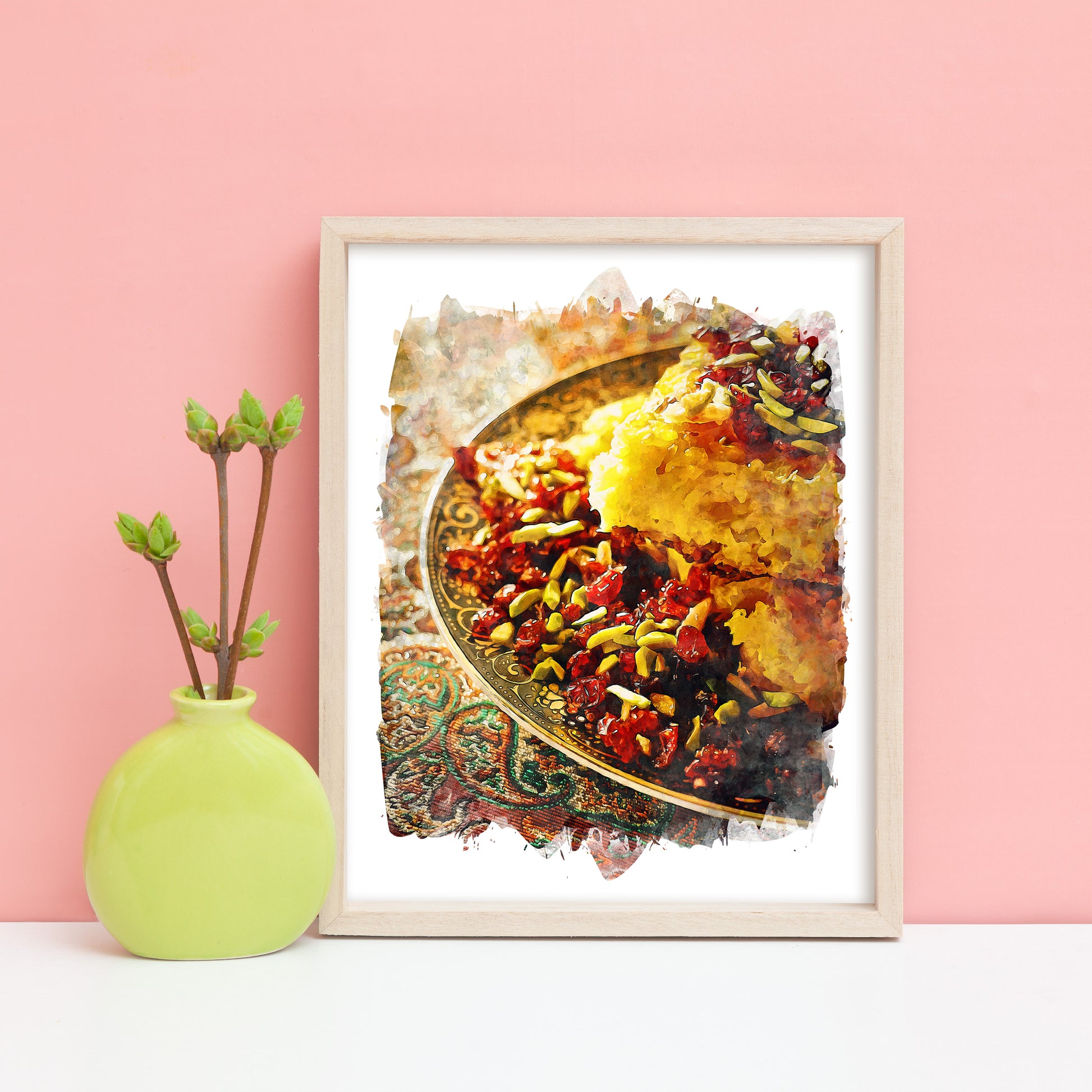 Tah-Chin Persian Rice Cake, Iran, Art Print | 8×10 | Made in Canada - PhiloPerse