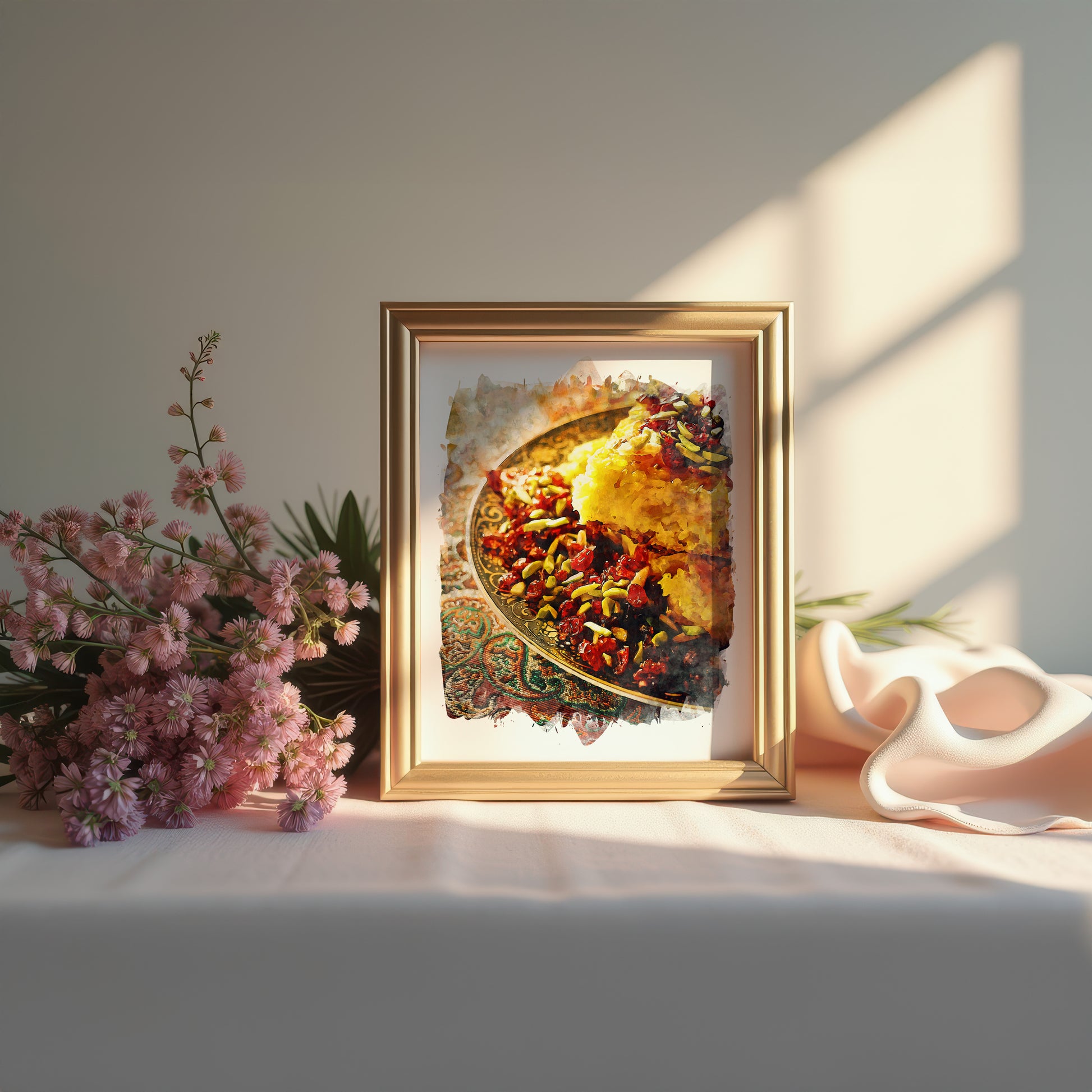 Tah-Chin Persian Rice Cake, Iran, Art Print | 8×10 | Made in Canada - PhiloPerse