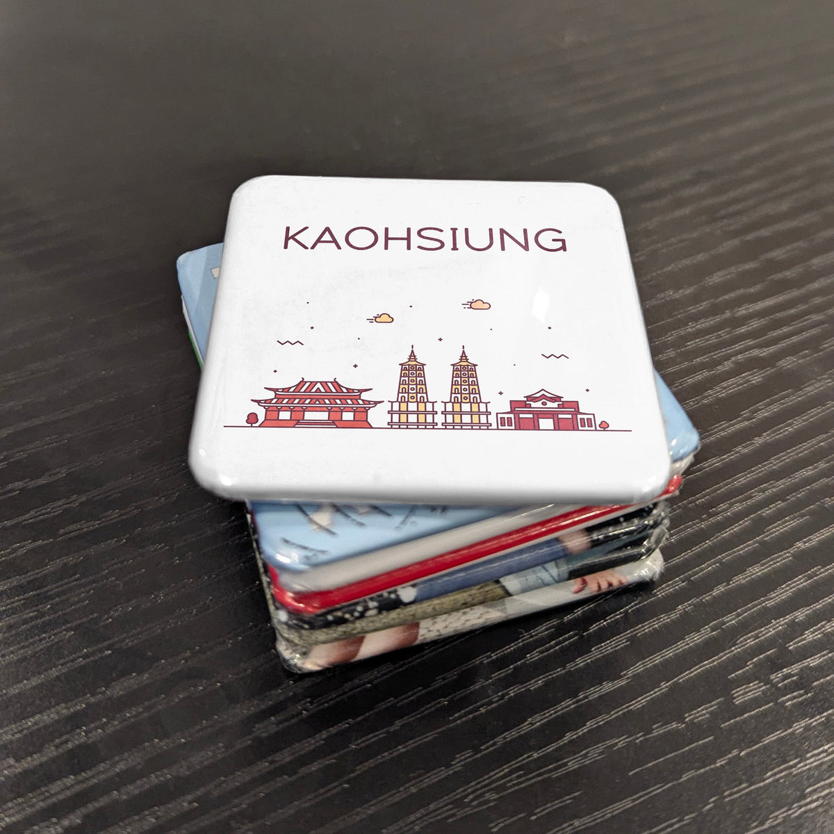 Kaohsiung Taiwan Asia Magnet | Harbour City of the Southern Taiwan Strait | 2x2 | Made in Canada