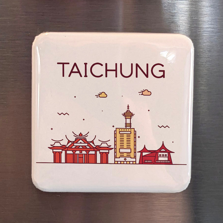 Taichung Taiwan Asia Magnet | Cultural Capital of the Central Taiwan Plain | 2x2 | Made in Canada