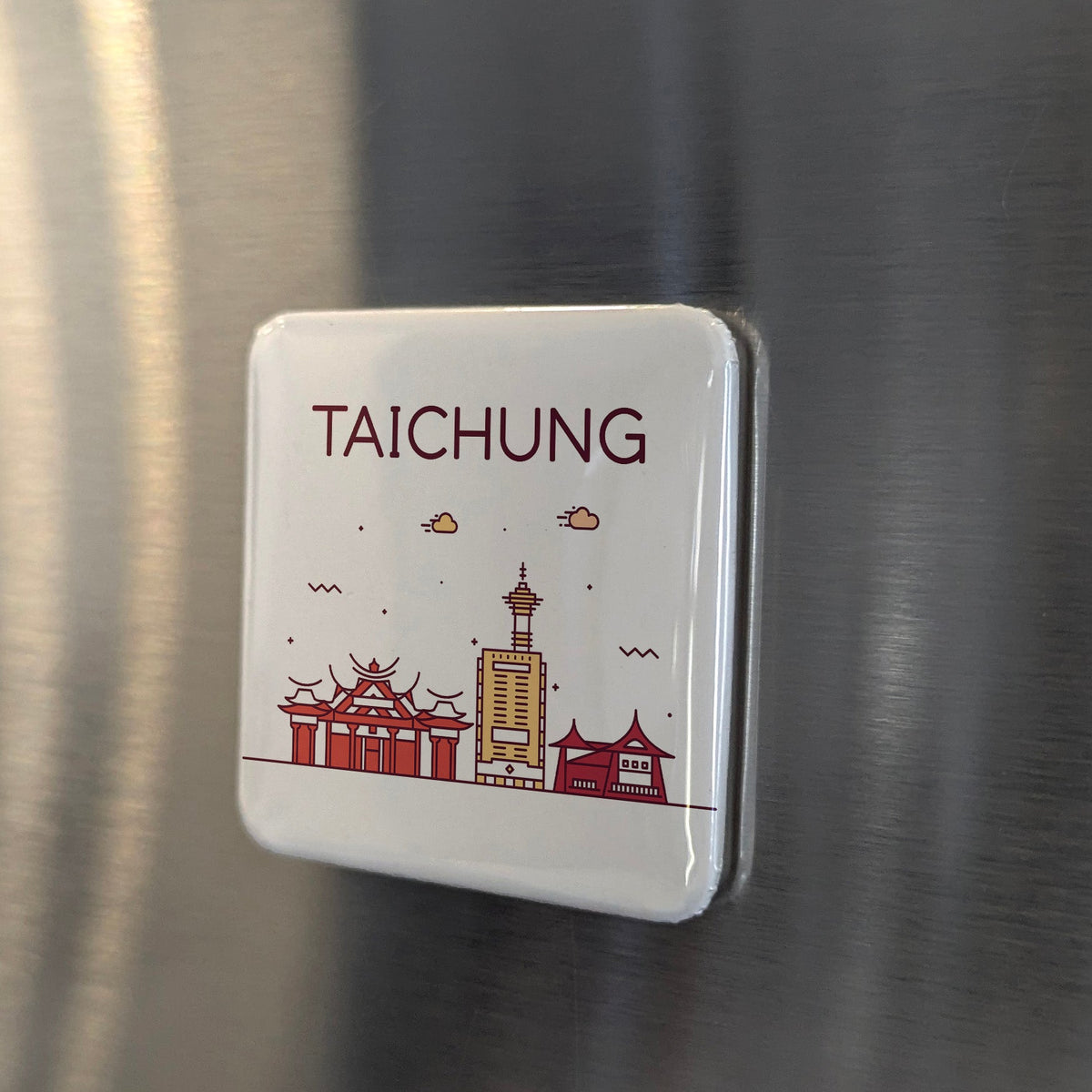 Taichung Taiwan Asia Magnet | Cultural Capital of the Central Taiwan Plain | 2x2 | Made in Canada