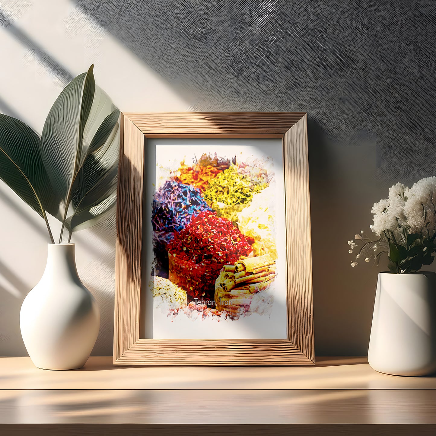 Tehran Tajrish Bazaar Spices, Iran, Art Print | 8×10 | Made in Canada - PhiloPerse