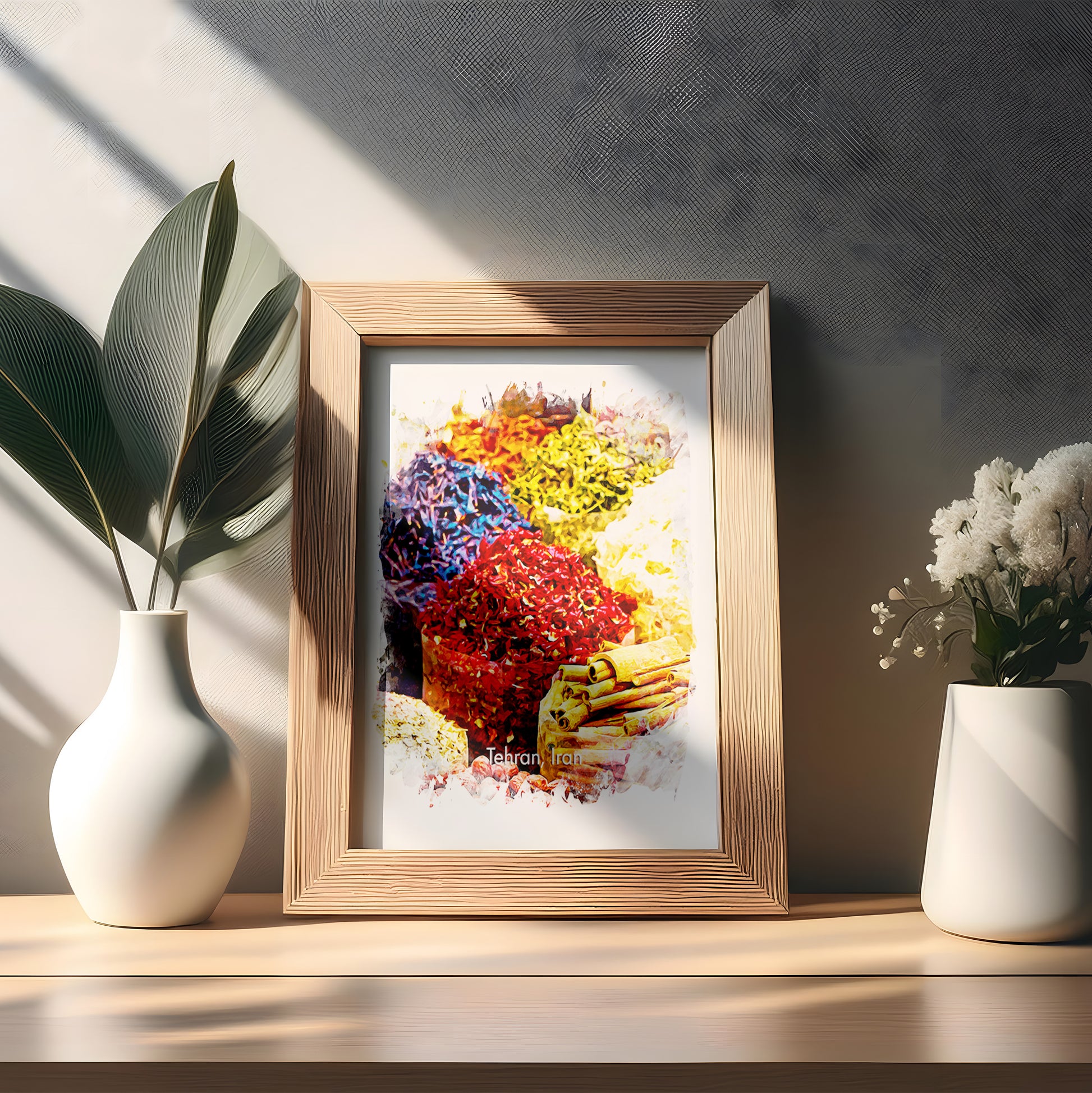 Tehran Tajrish Bazaar Spices, Iran, Art Print | 8×10 | Made in Canada - PhiloPerse