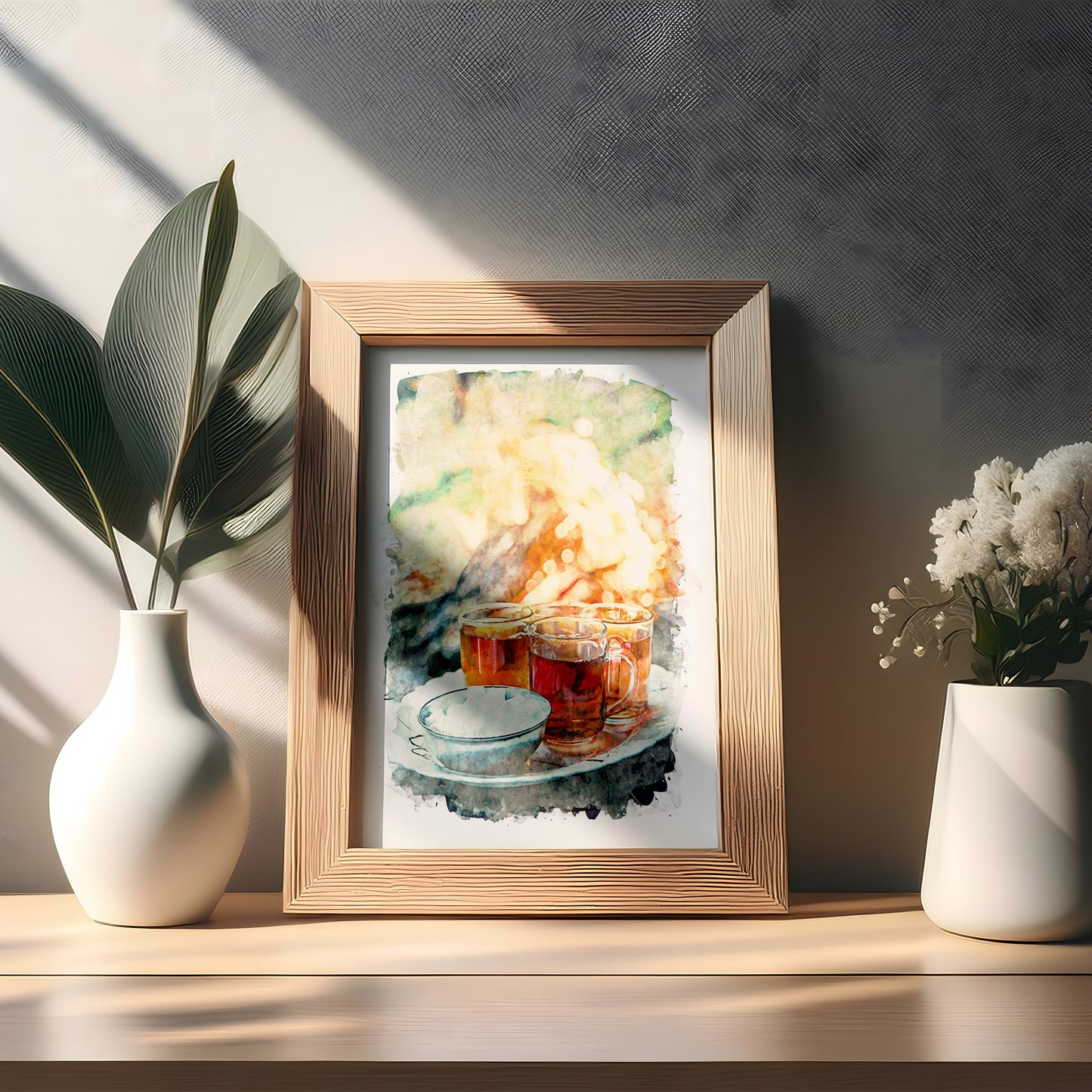 Persian Tea by the Fire, Iran, Art Print | 8×10 | Made in Canada - PhiloPerse