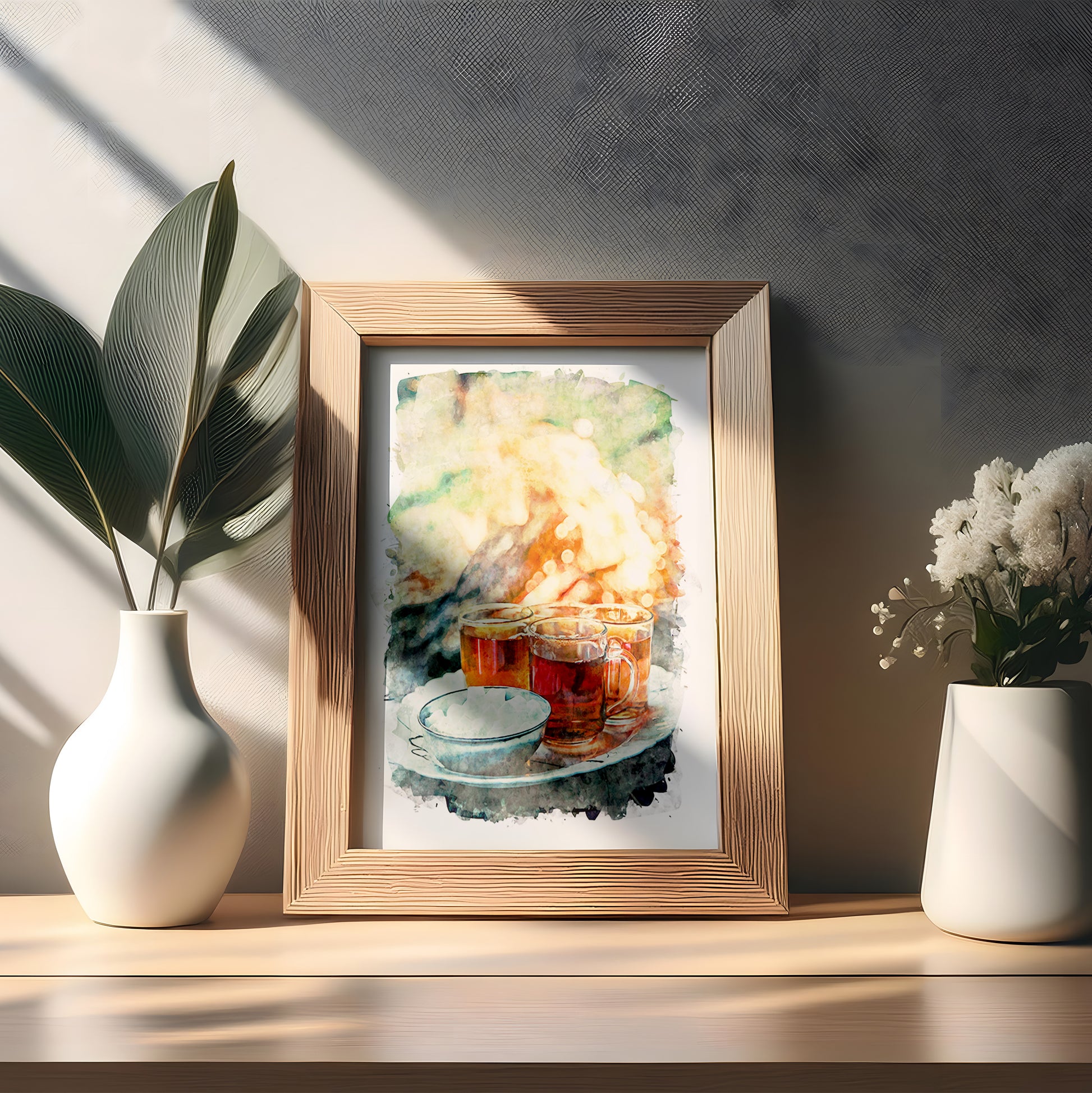 Persian Tea by the Fire, Iran, Art Print | 8×10 | Made in Canada - PhiloPerse