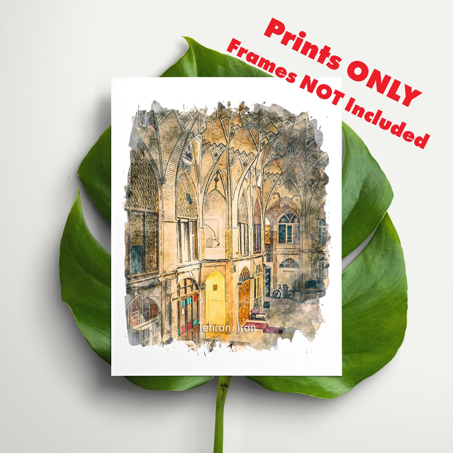 Tehran Grand Bazaar, Iran, Art Print | 8×10 | Made in Canada - PhiloPerse