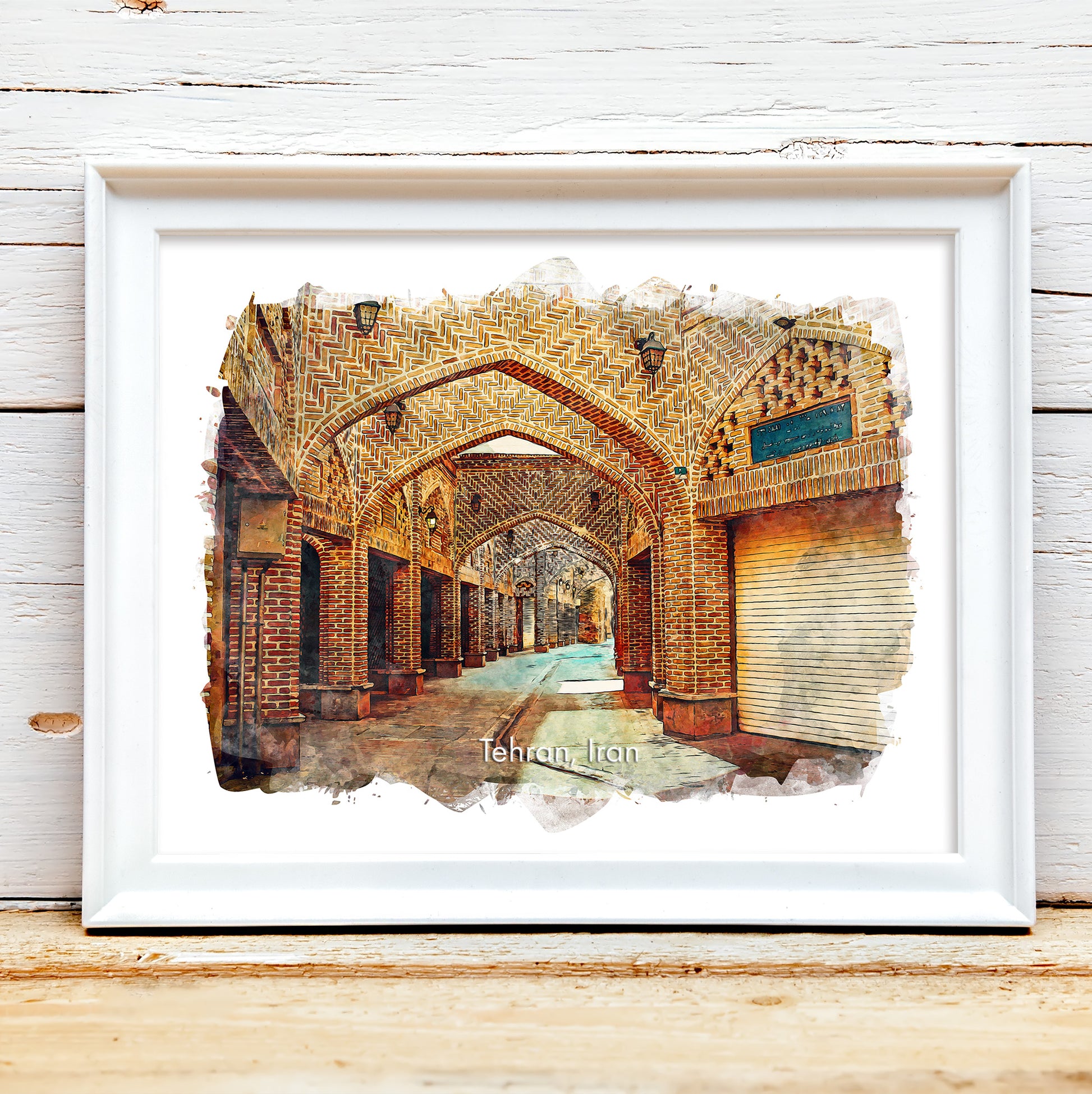 Tehran Grand Bazaar Arcade, Iran, Art Print | 8×10 | Made in Canada - PhiloPerse