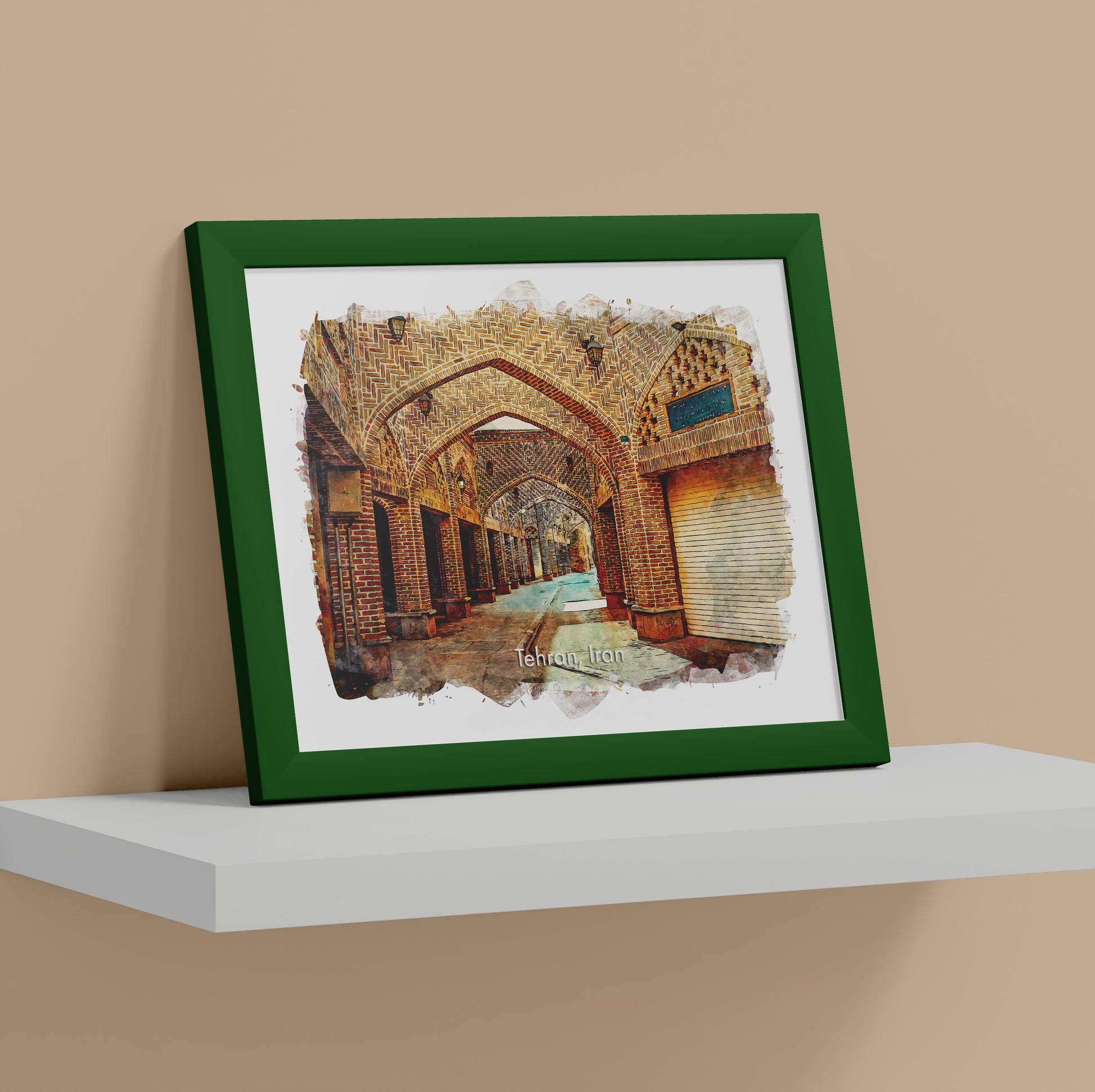 Tehran Grand Bazaar Arcade, Iran, Art Print | 8×10 | Made in Canada - PhiloPerse