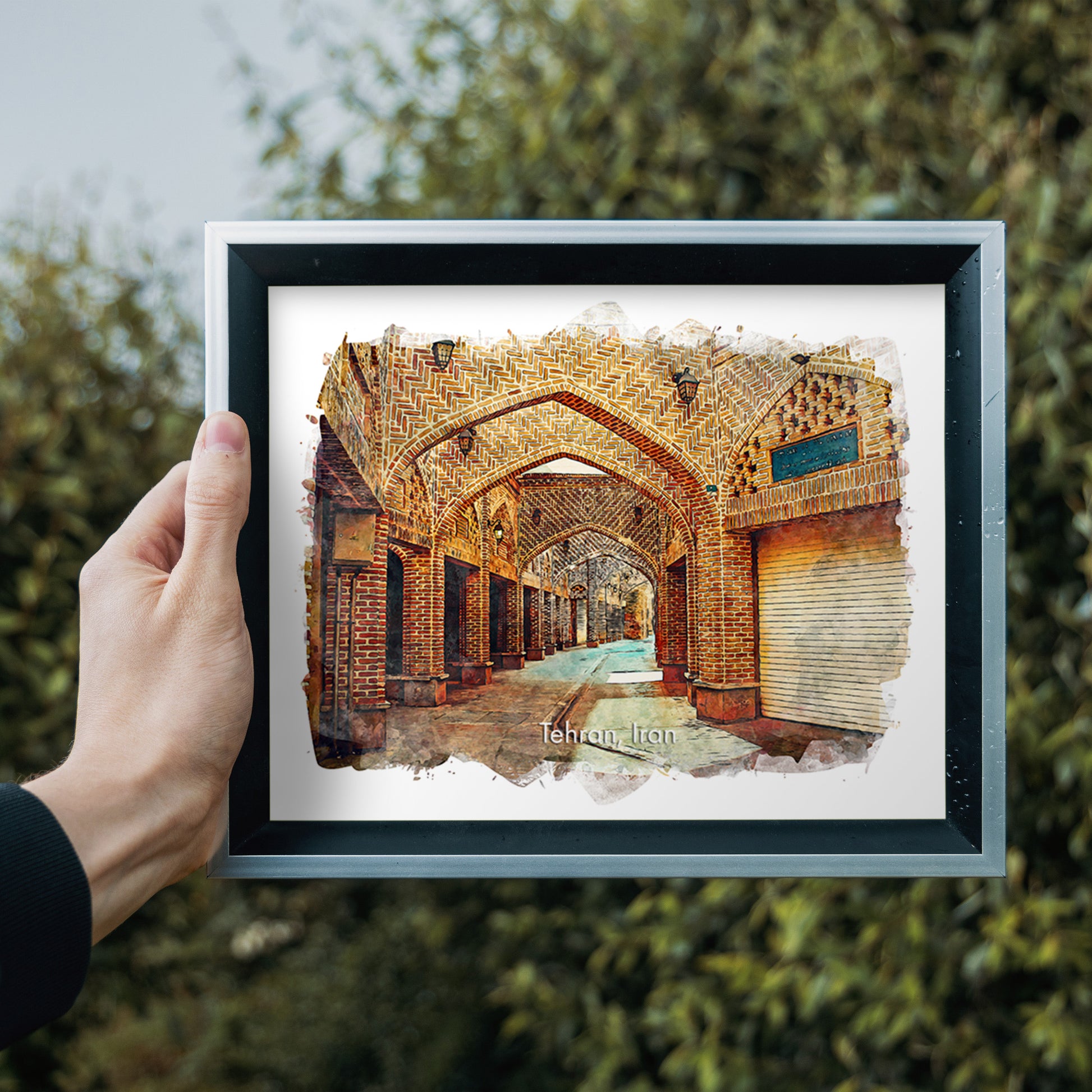 Tehran Grand Bazaar Arcade, Iran, Art Print | 8×10 | Made in Canada - PhiloPerse
