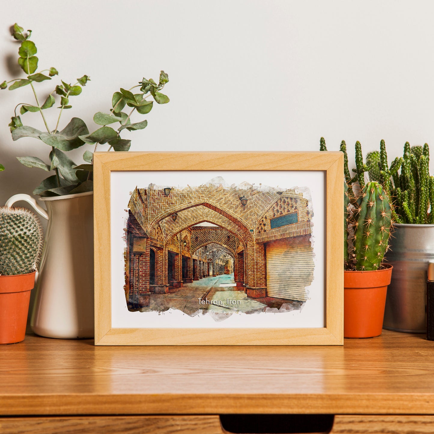 Tehran Grand Bazaar Arcade, Iran, Art Print | 8×10 | Made in Canada - PhiloPerse