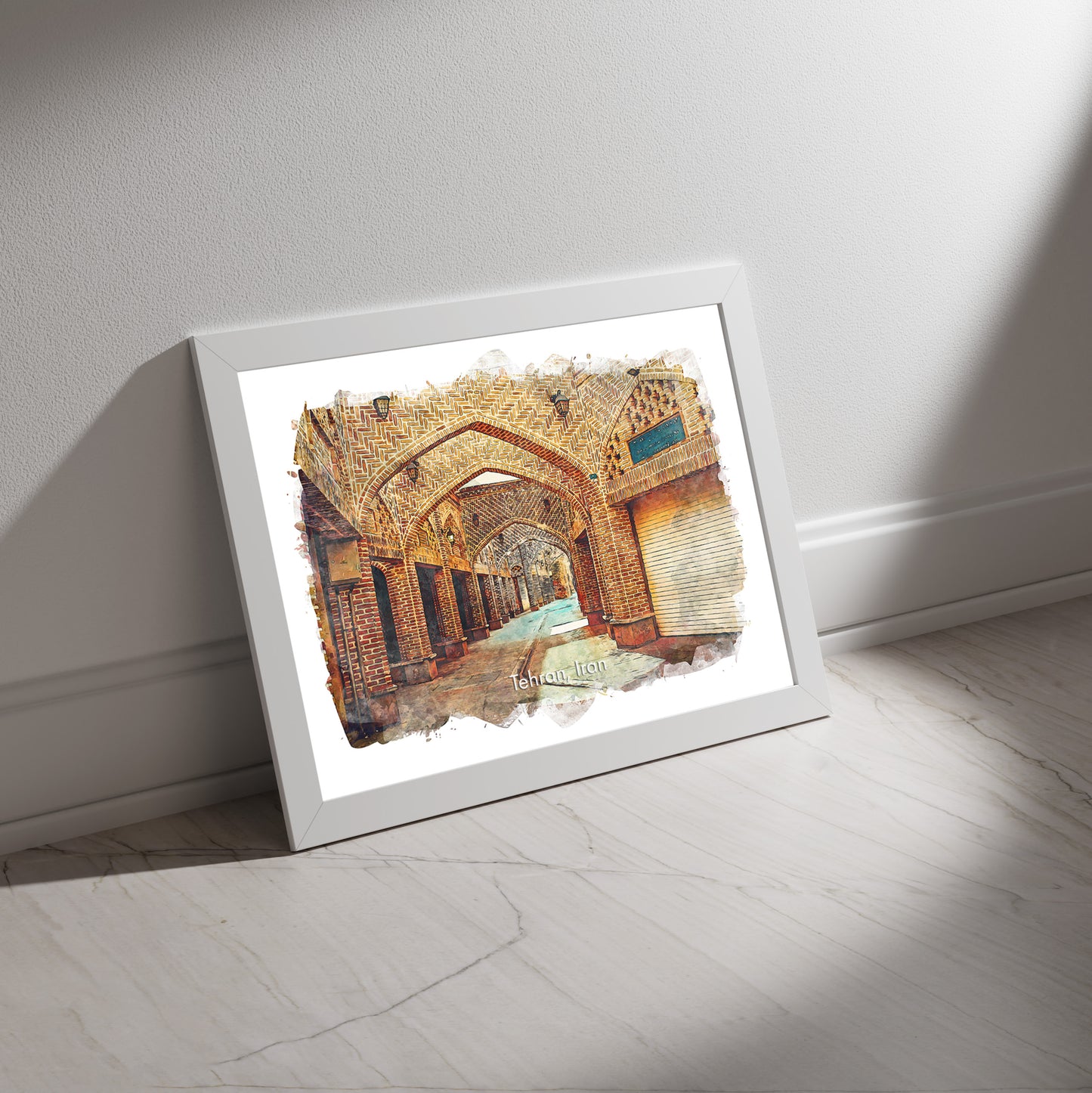 Tehran Grand Bazaar Arcade, Iran, Art Print | 8×10 | Made in Canada - PhiloPerse