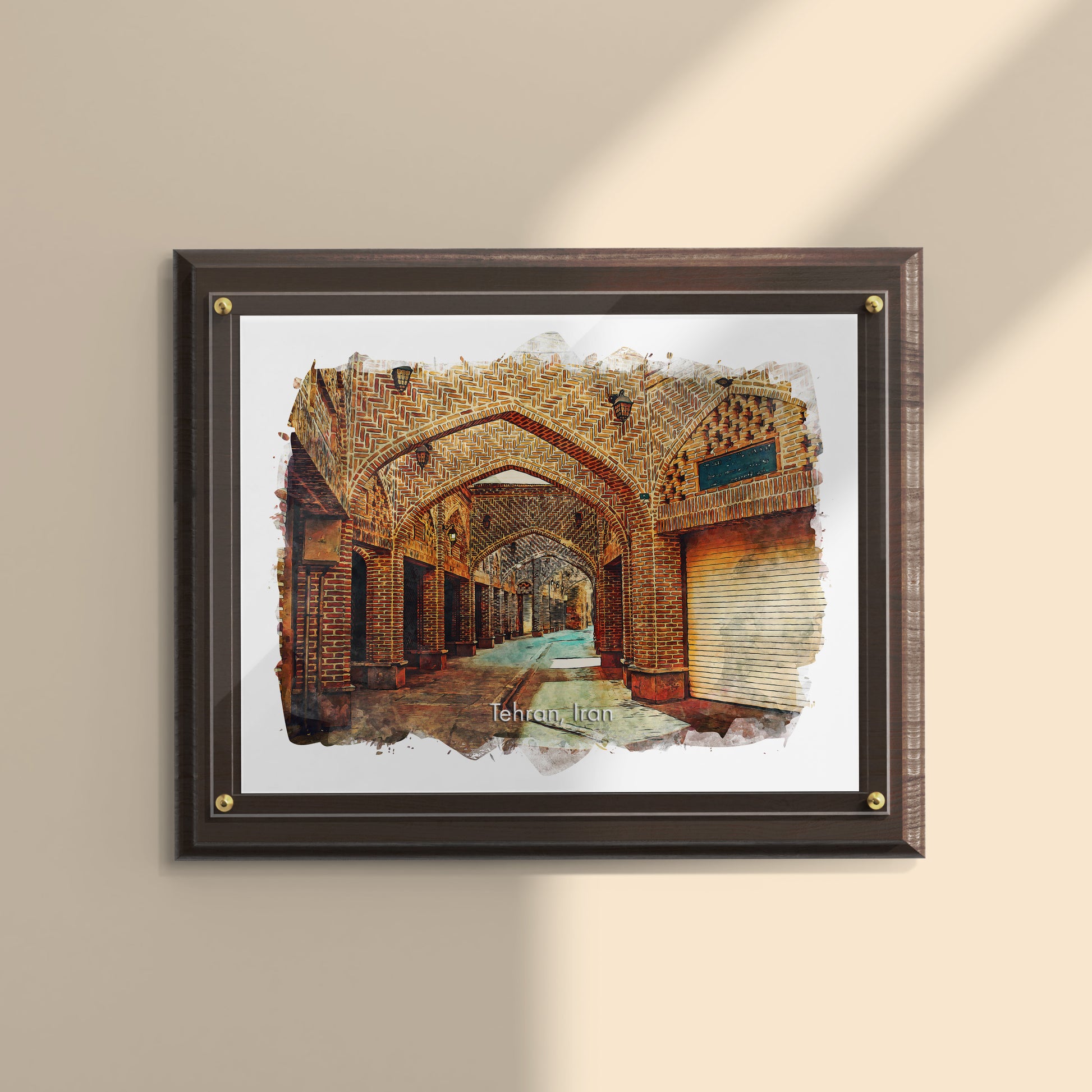 Tehran Grand Bazaar Arcade, Iran, Art Print | 8×10 | Made in Canada - PhiloPerse