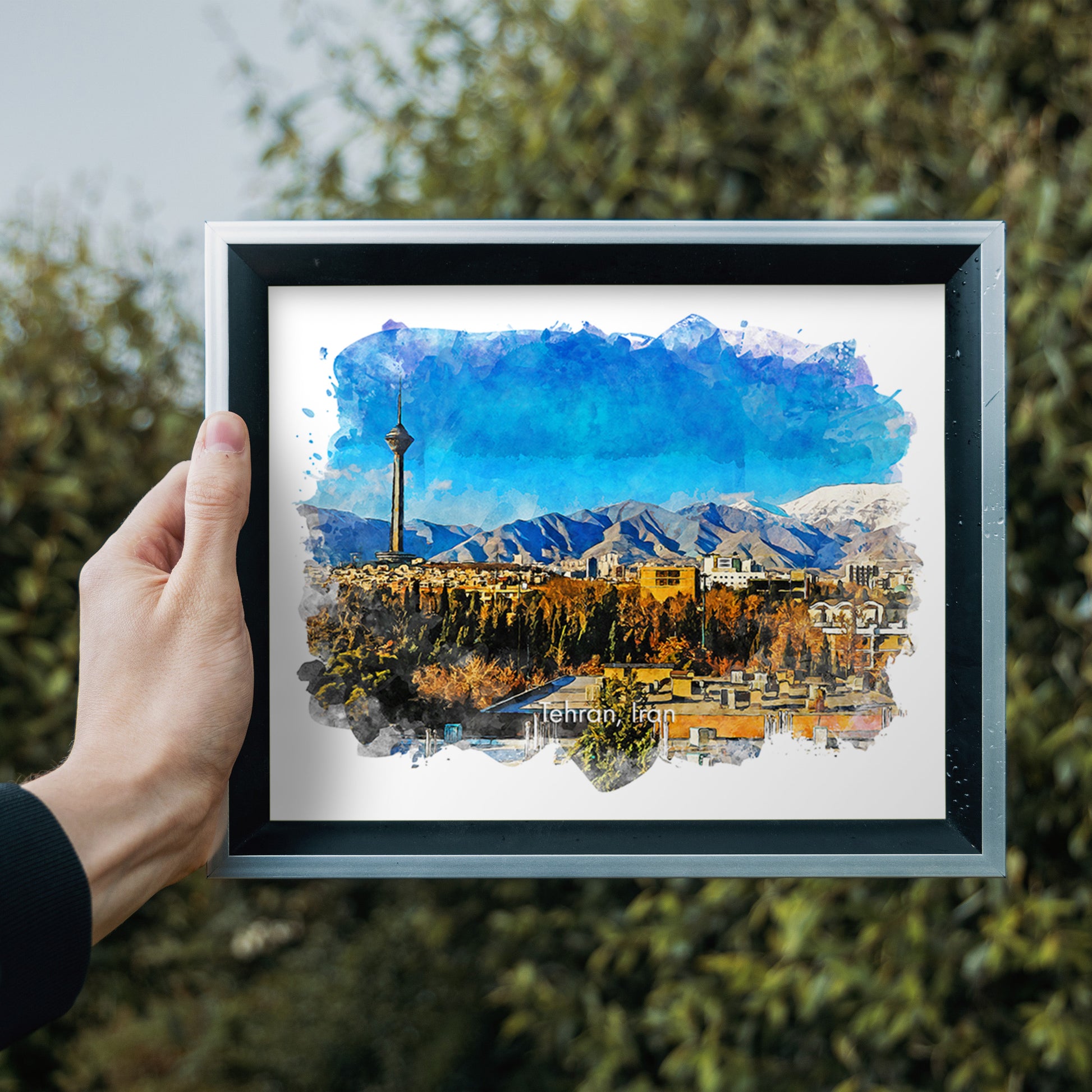 Tehran Milad Tower Panorama, Iran, Art Print | 8×10 | Made in Canada - PhiloPerse