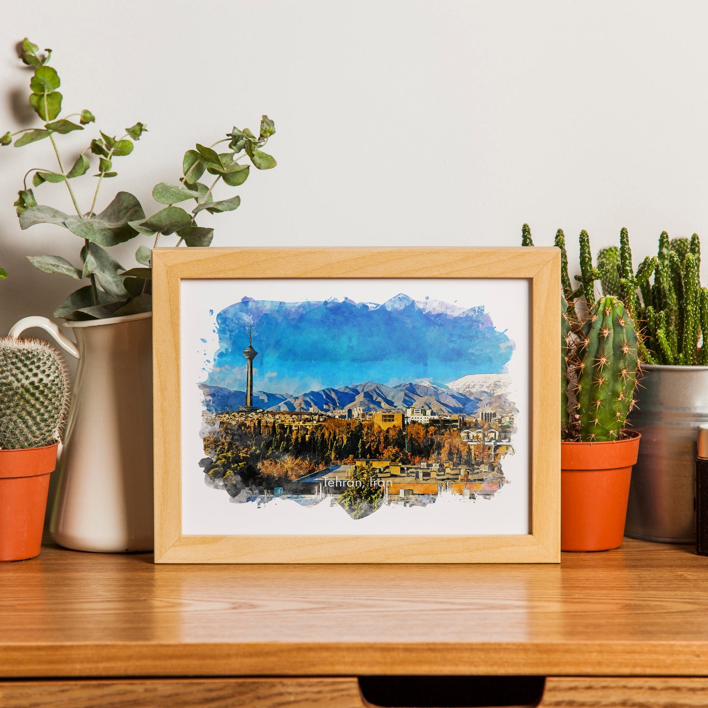Tehran Milad Tower Panorama, Iran, Art Print | 8×10 | Made in Canada - PhiloPerse