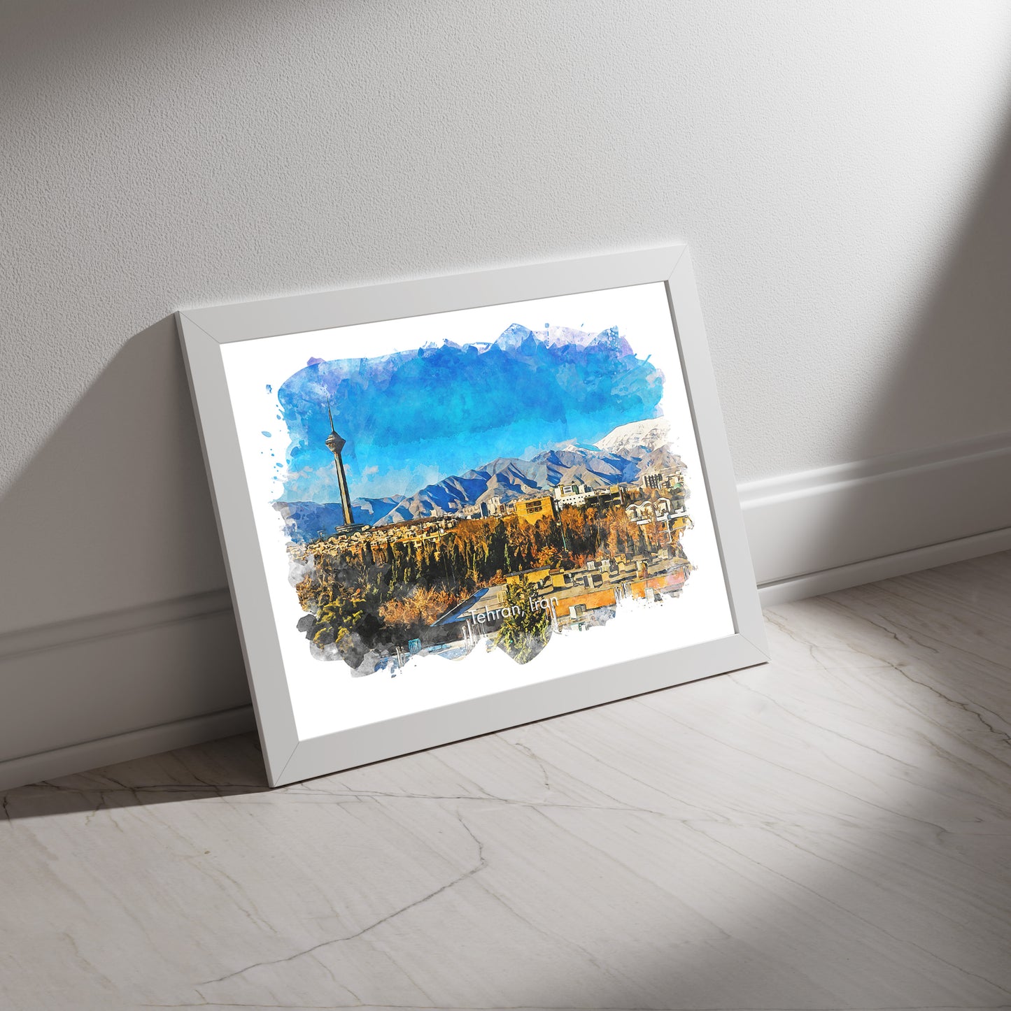 Tehran Milad Tower Panorama, Iran, Art Print | 8×10 | Made in Canada - PhiloPerse
