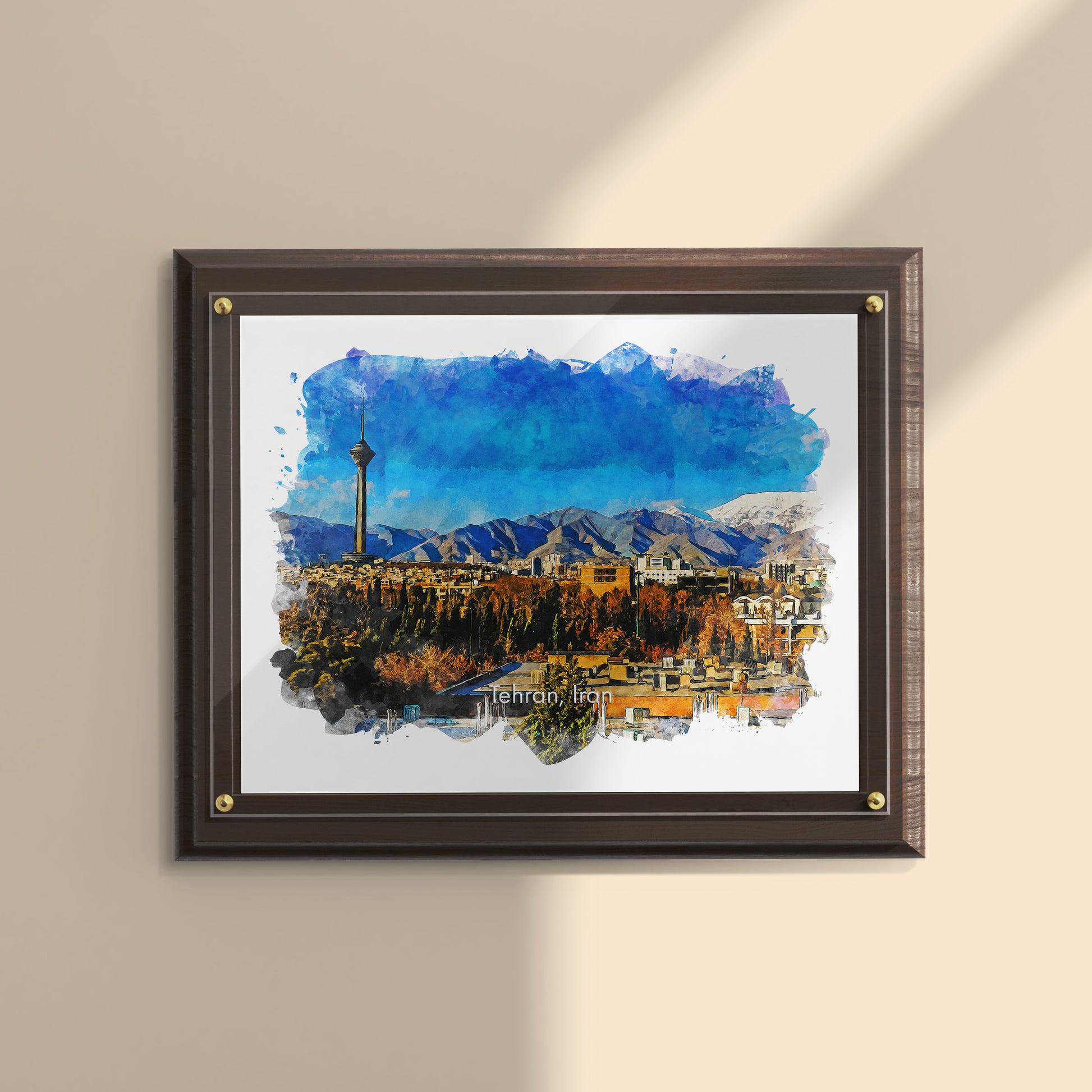 Tehran Milad Tower Panorama, Iran, Art Print | 8×10 | Made in Canada - PhiloPerse