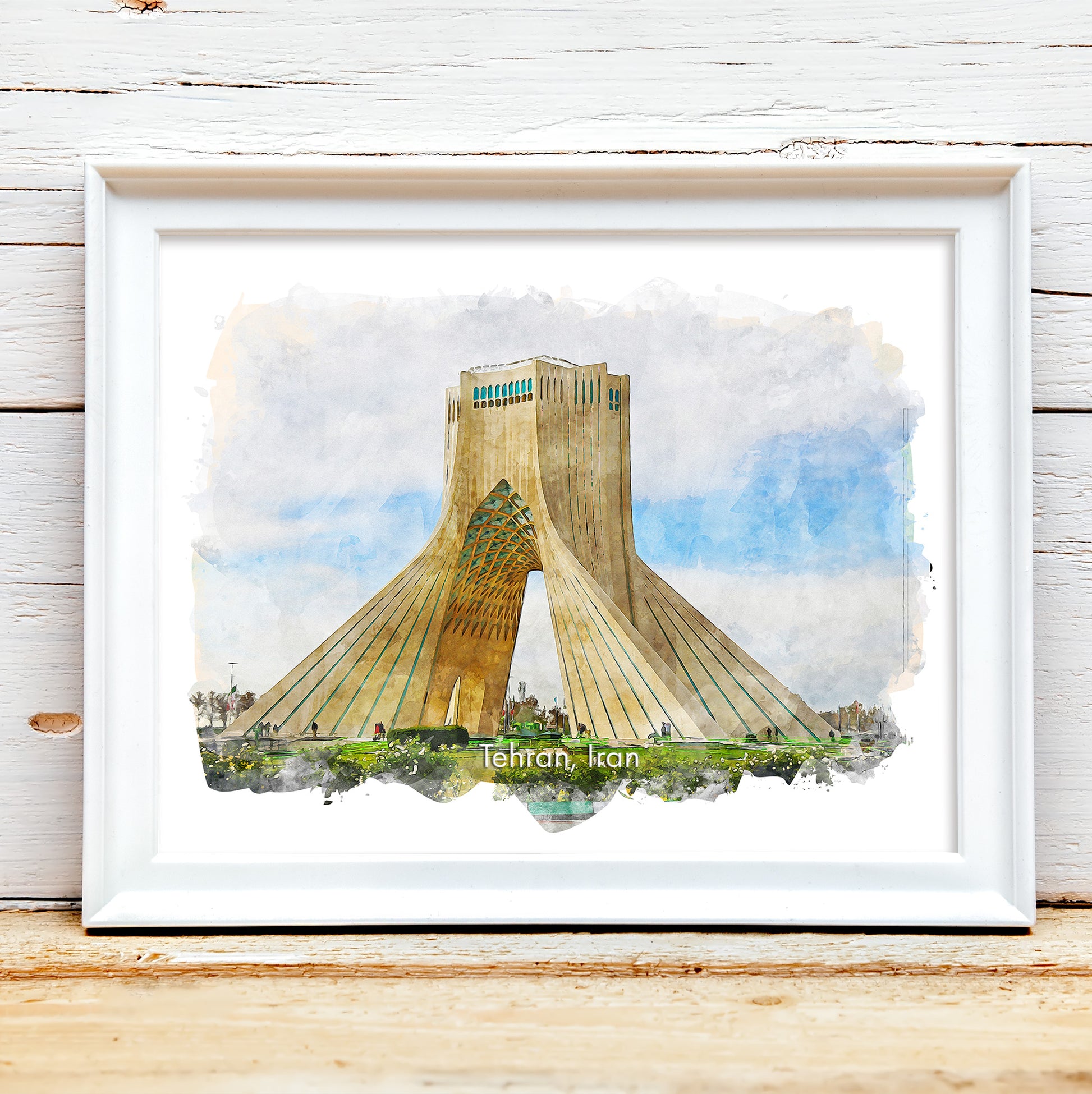 Tehran Shahyad Tower, Iran, Art Print | 8×10 | Made in Canada - PhiloPerse