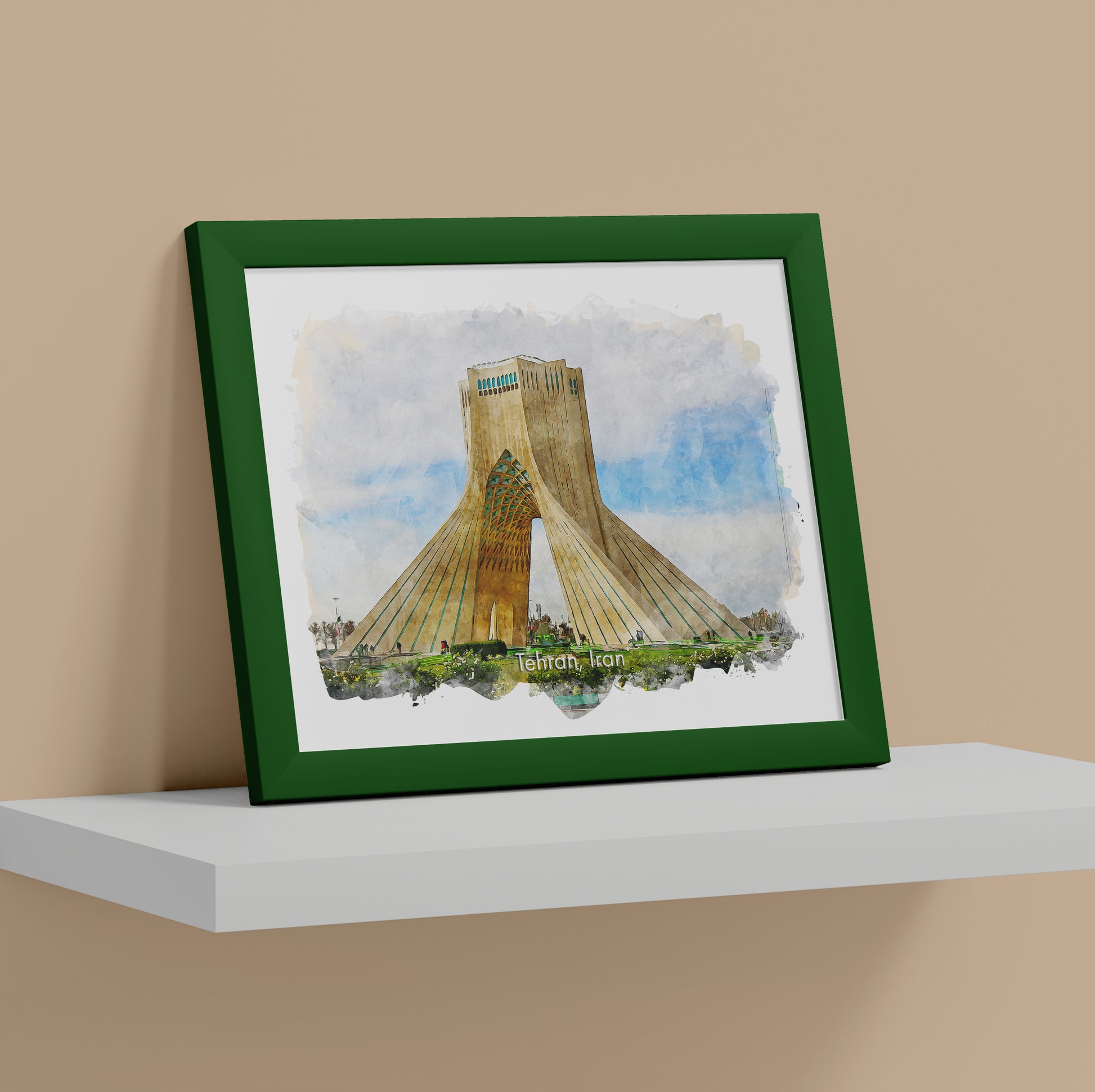 Tehran Shahyad Tower, Iran, Art Print | 8×10 | Made in Canada - PhiloPerse