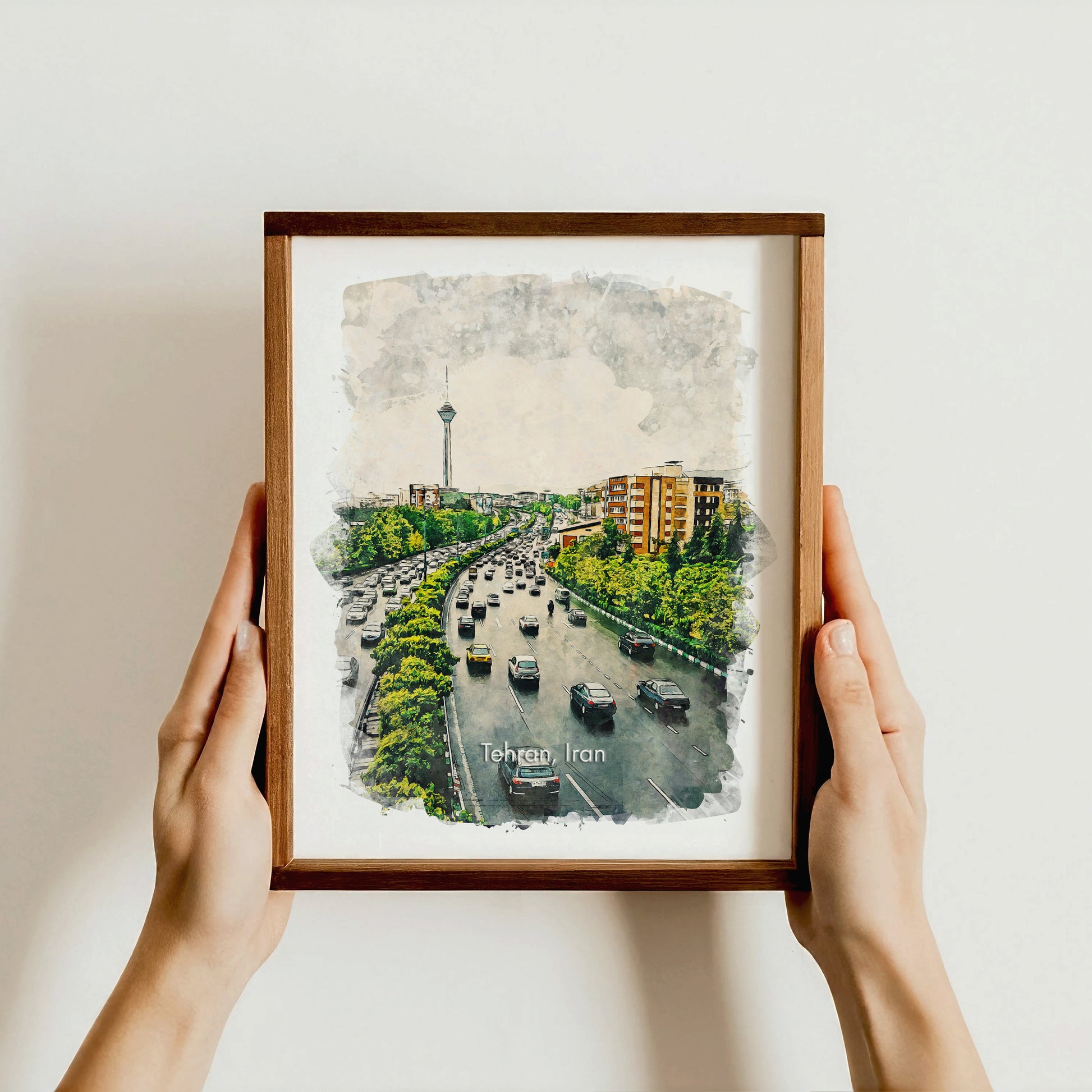 Tehran Highway, Iran, Art Print | 8×10 | Made in Canada - PhiloPerse