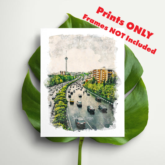 Tehran Highway, Iran, Art Print | 8×10 | Made in Canada - PhiloPerse